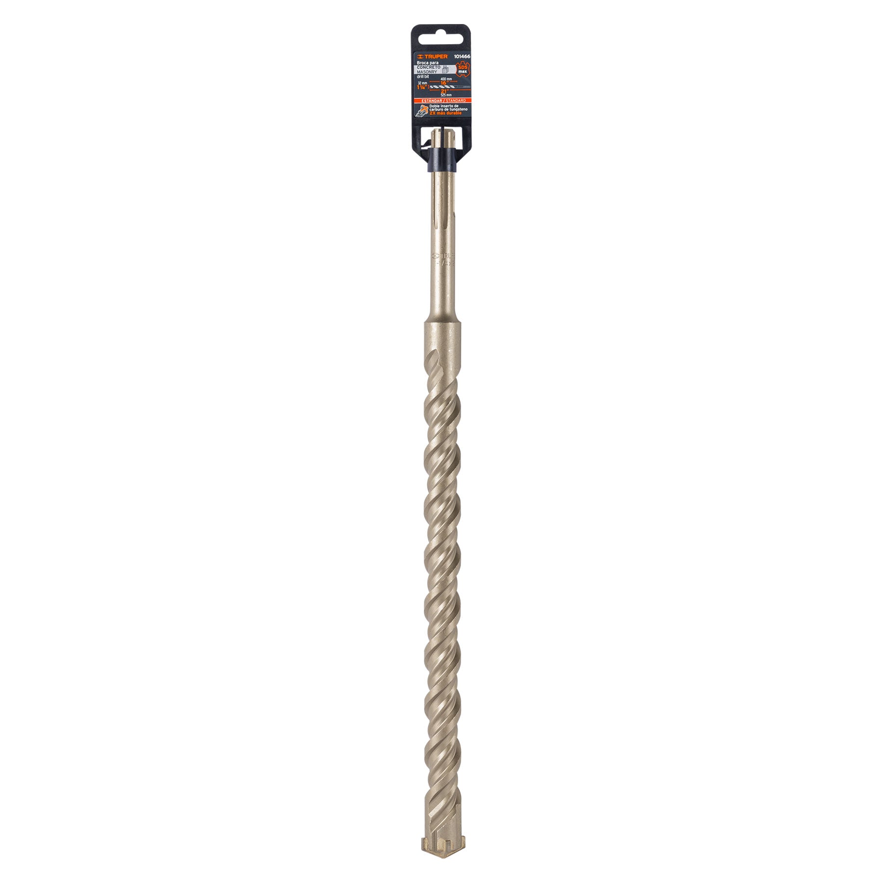 Broca SDS Max de 1-1/4 x 21", TRUPER