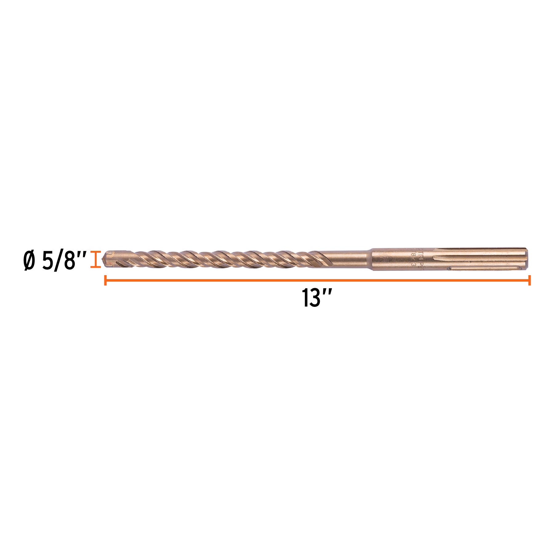 Broca SDS Max de 5/8 x 13", TRUPER