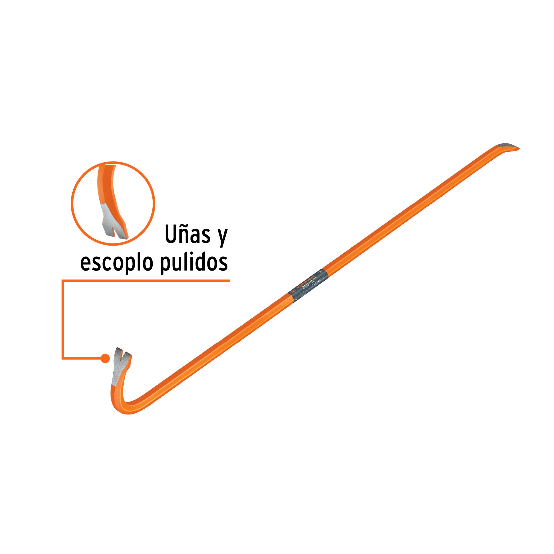 Barreta de uña de 3/4" x 105 cm, TRUPER