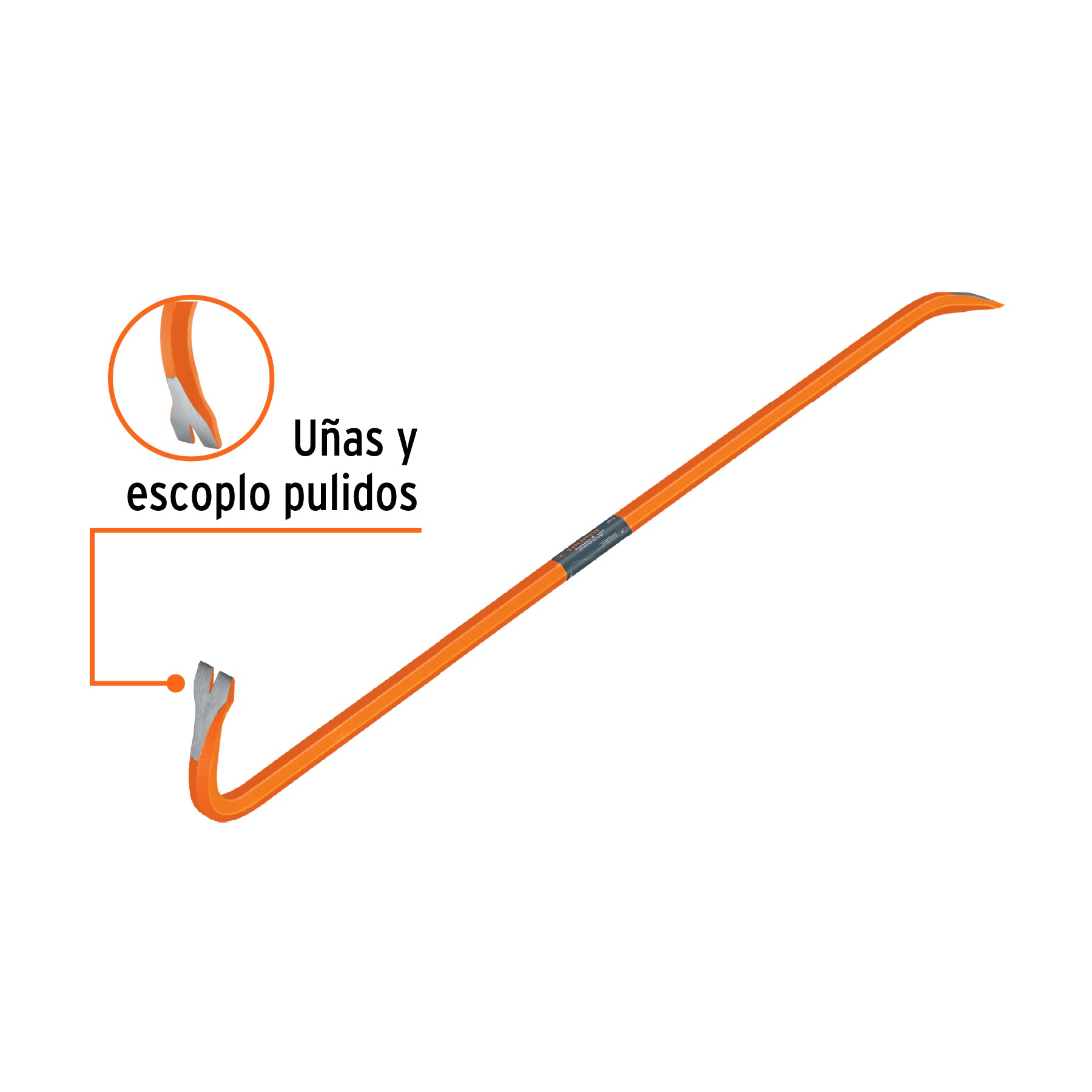 Barreta de uña de 1" x 120 cm, TRUPER