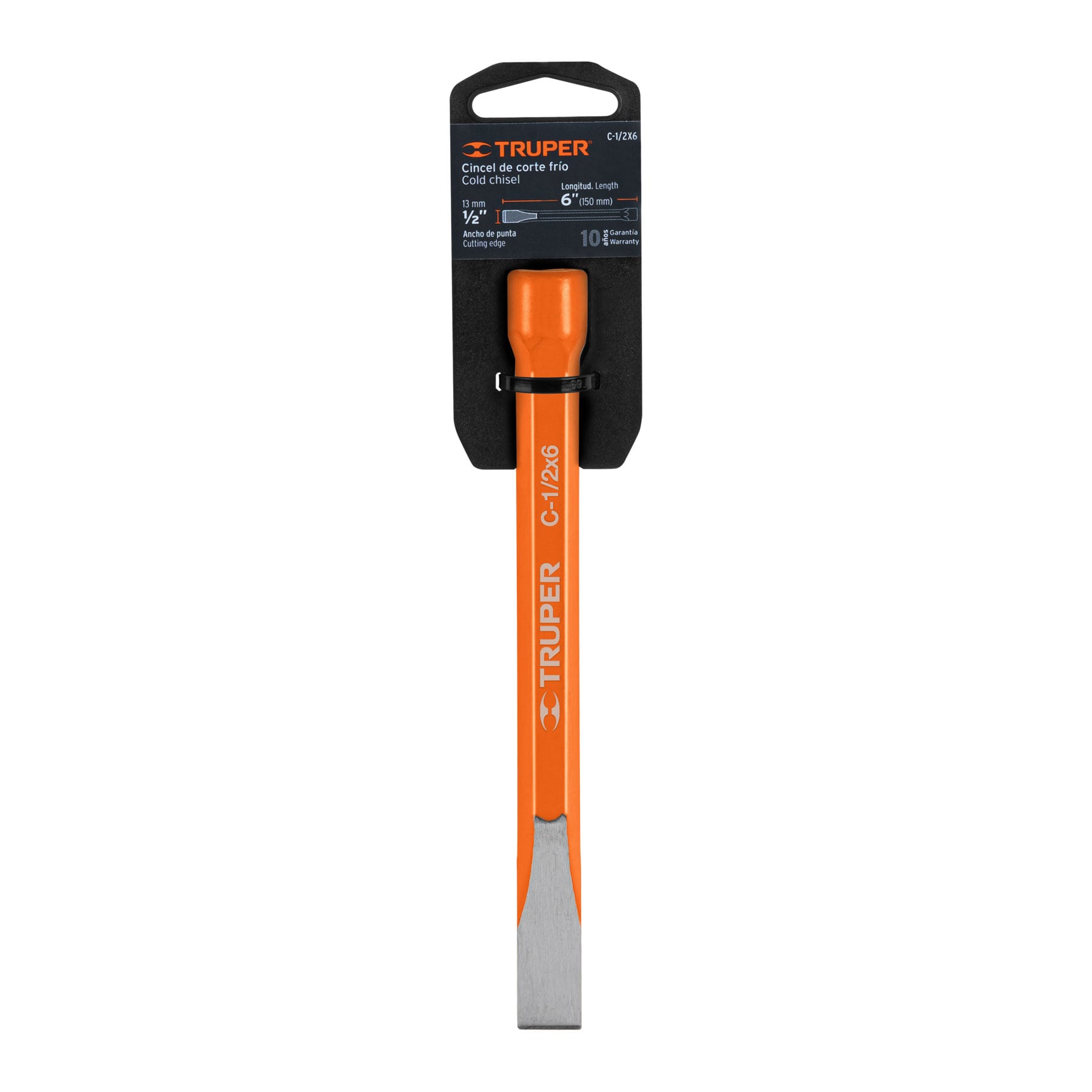 Cincel de corte frío de 1/2 X 6", TRUPER