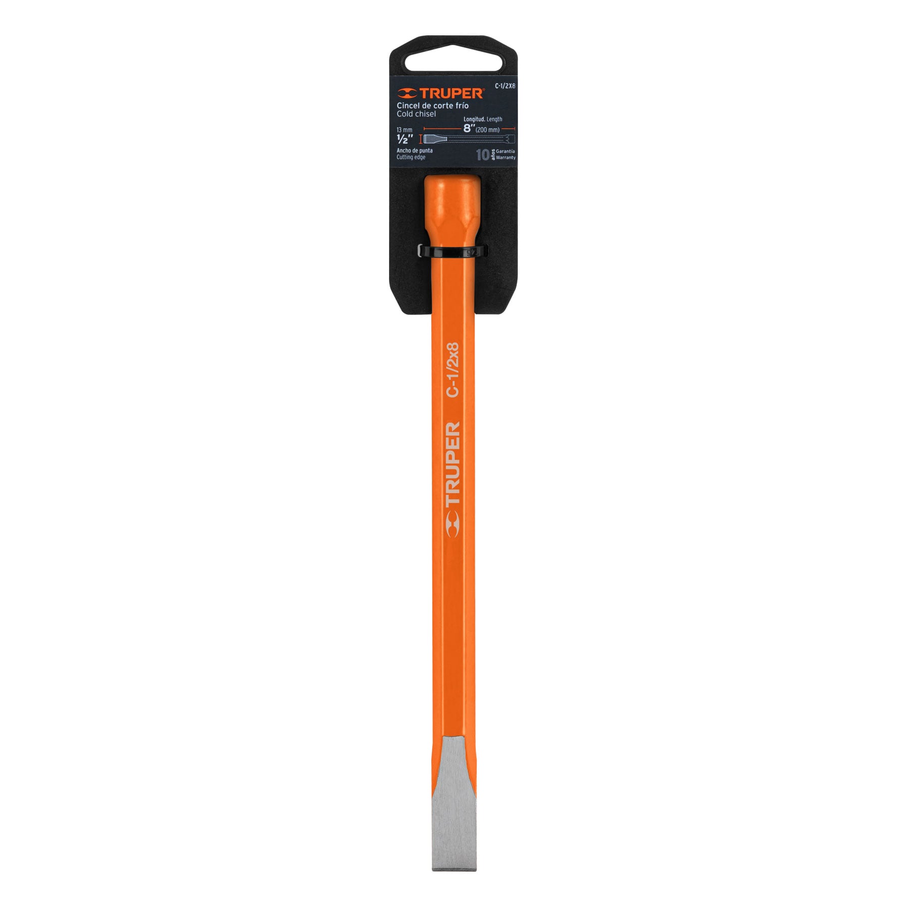 Cincel de corte frío de 1/2 X 8", TRUPER