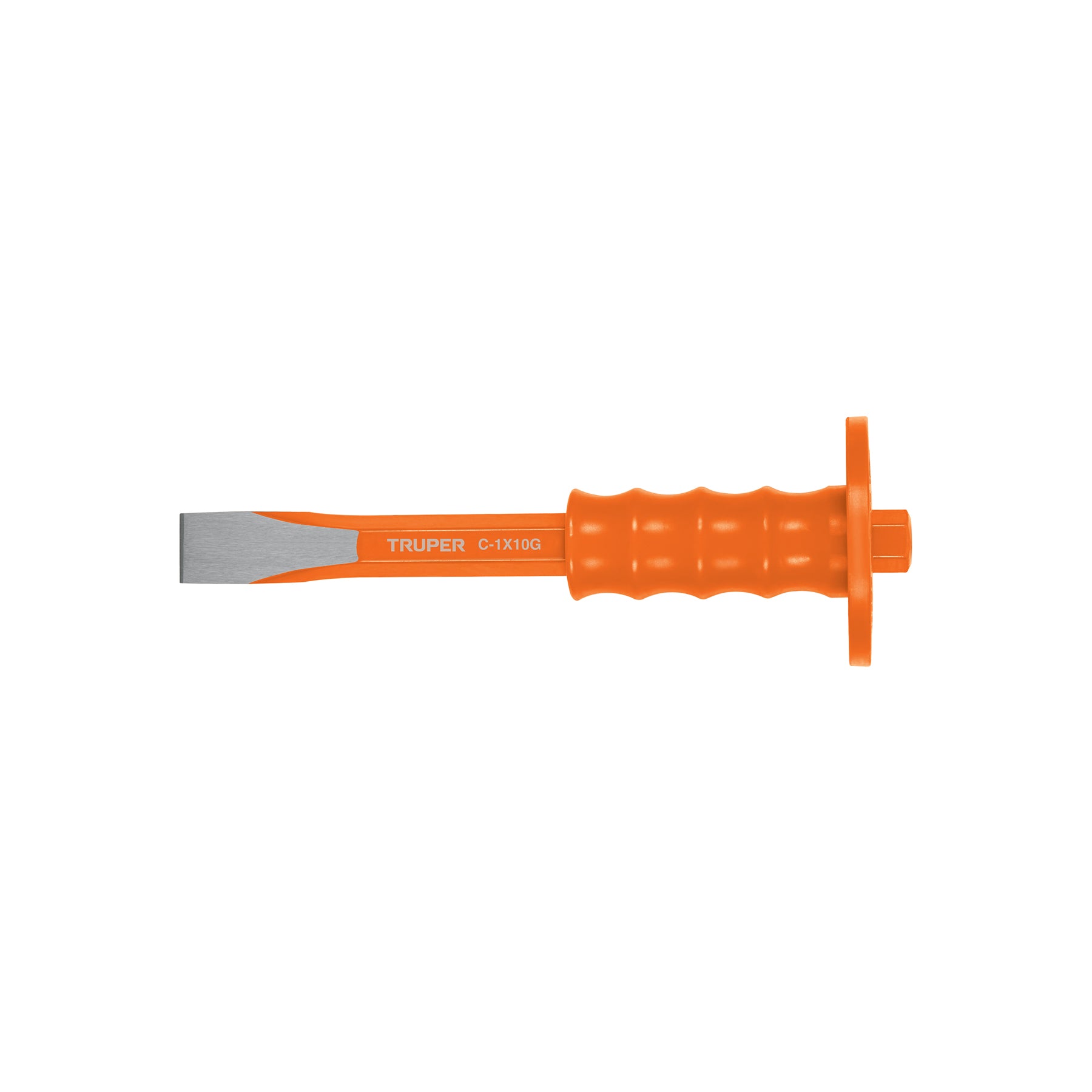 Cincel de corte frío 1 x 10" con grip, TRUPER