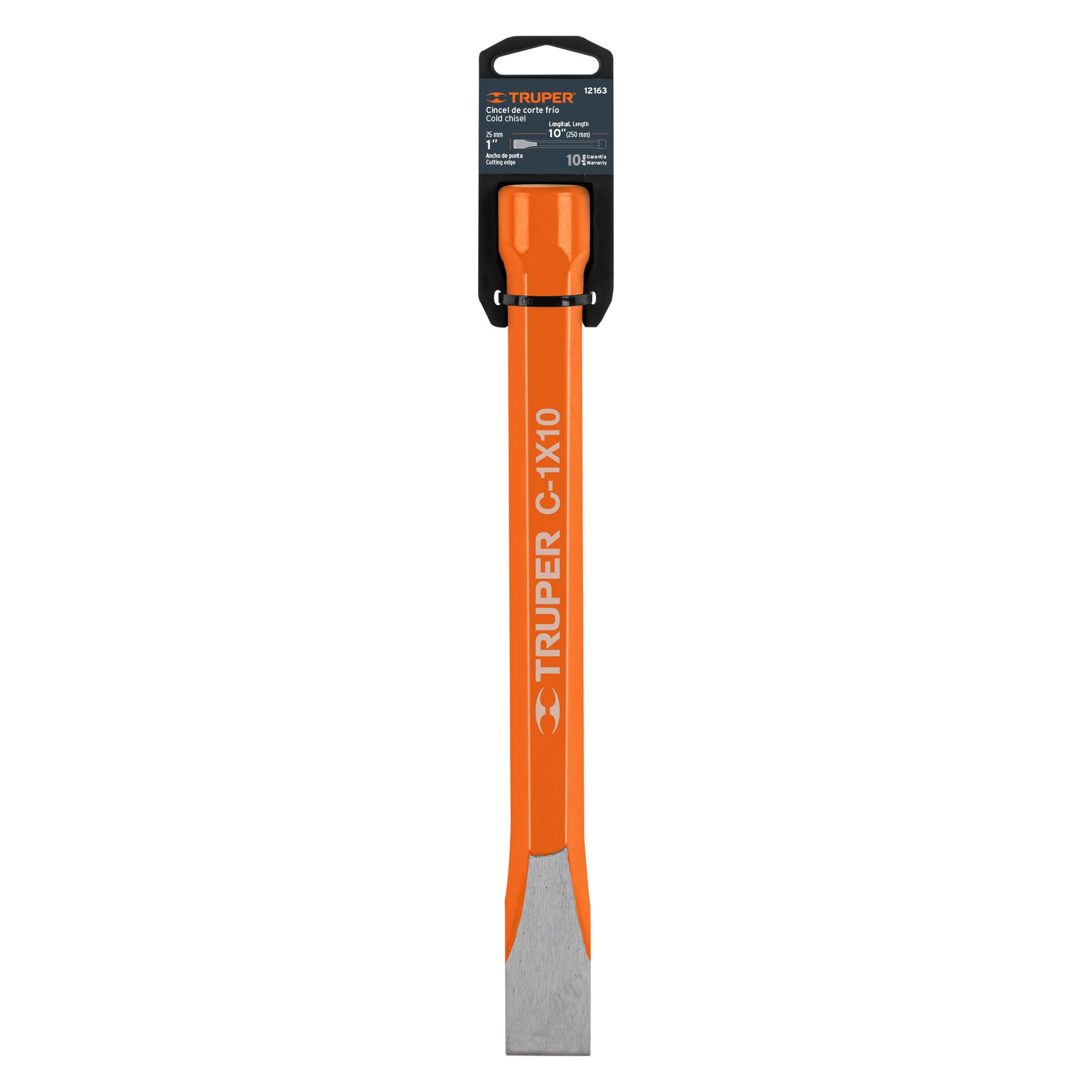 Cincel de corte frío de 1 X 10", TRUPER