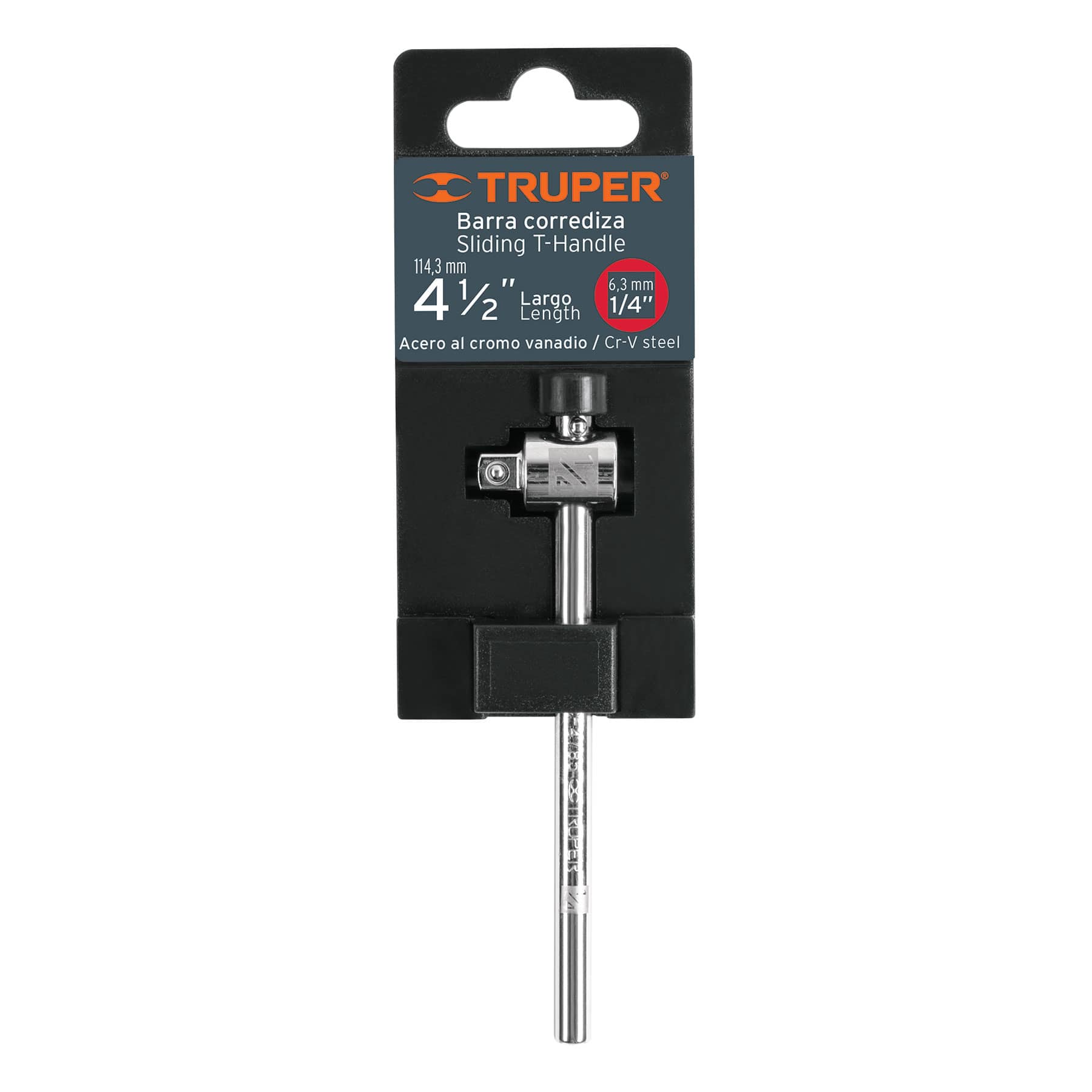 Barra corrediza para dados cuadro 1/4", TRUPER