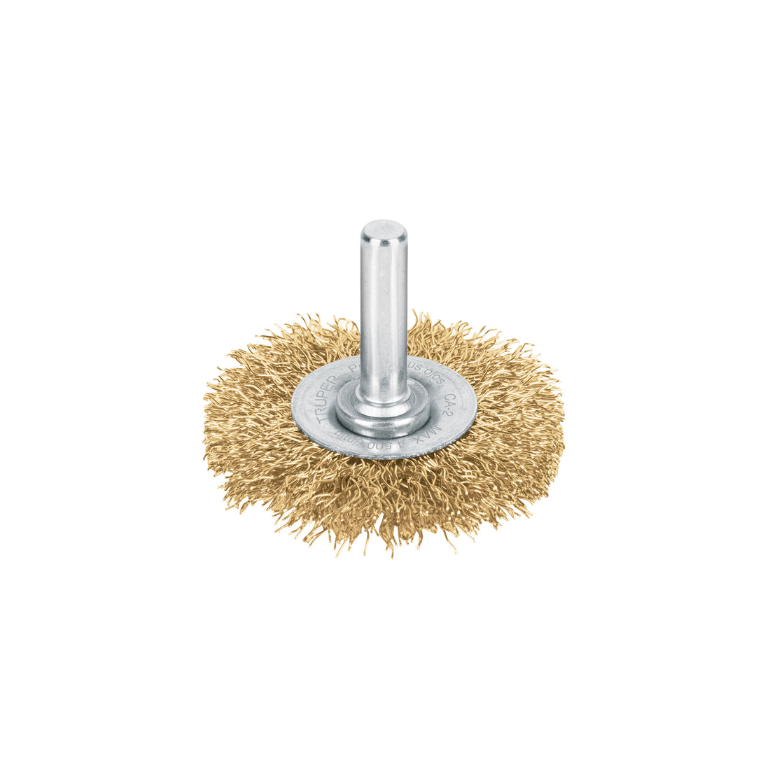 Carda circular 2" alambre grueso para taladro, TRUPER