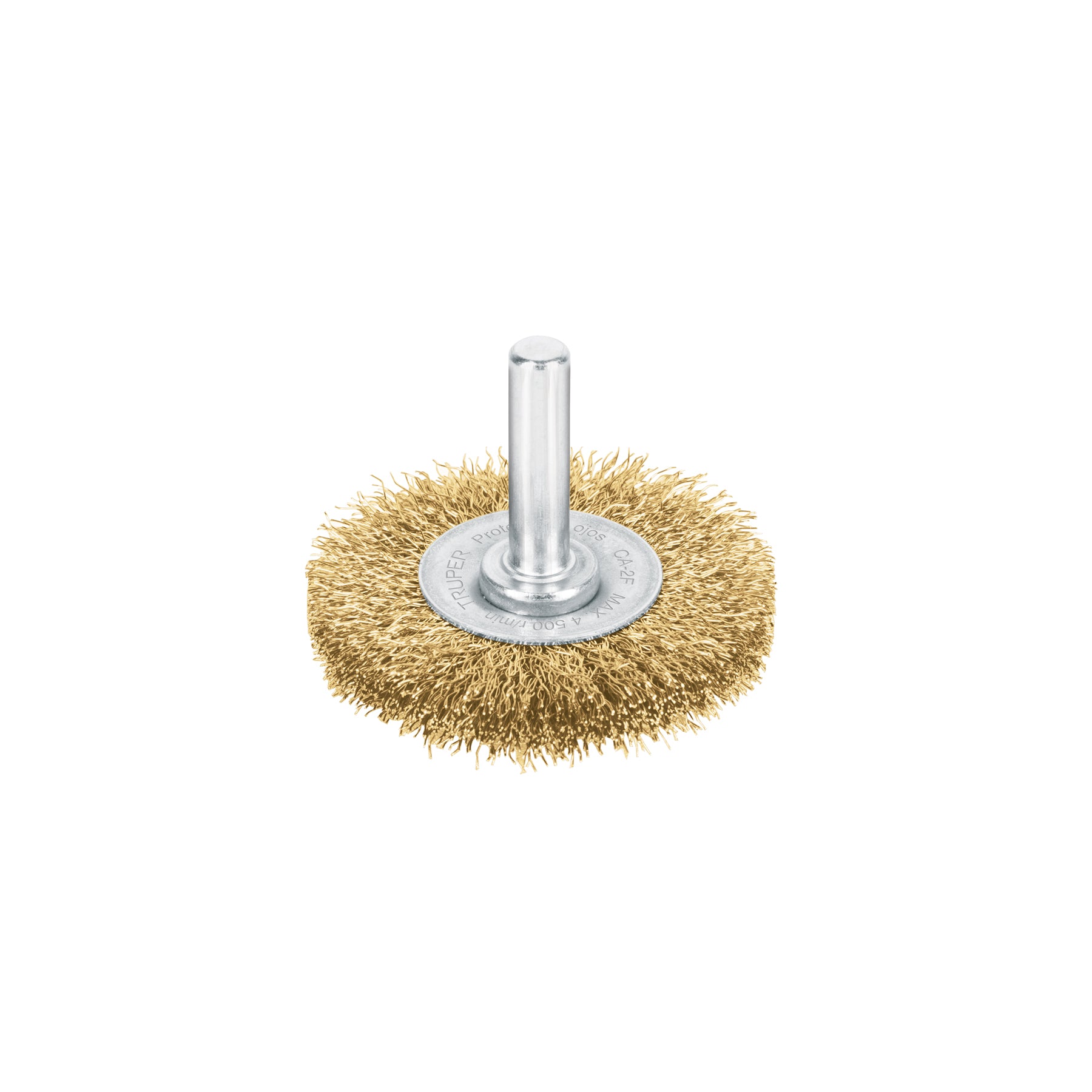 Carda circular 2" alambre fino para taladro, TRUPER