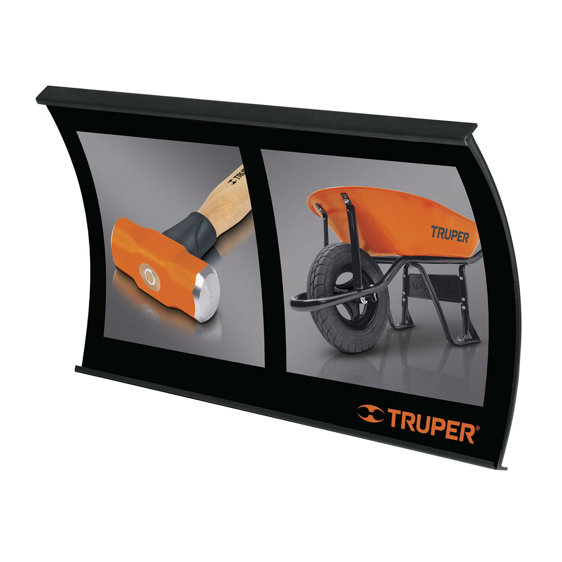 Cabecera curva para panel ranurado, TRUPER
