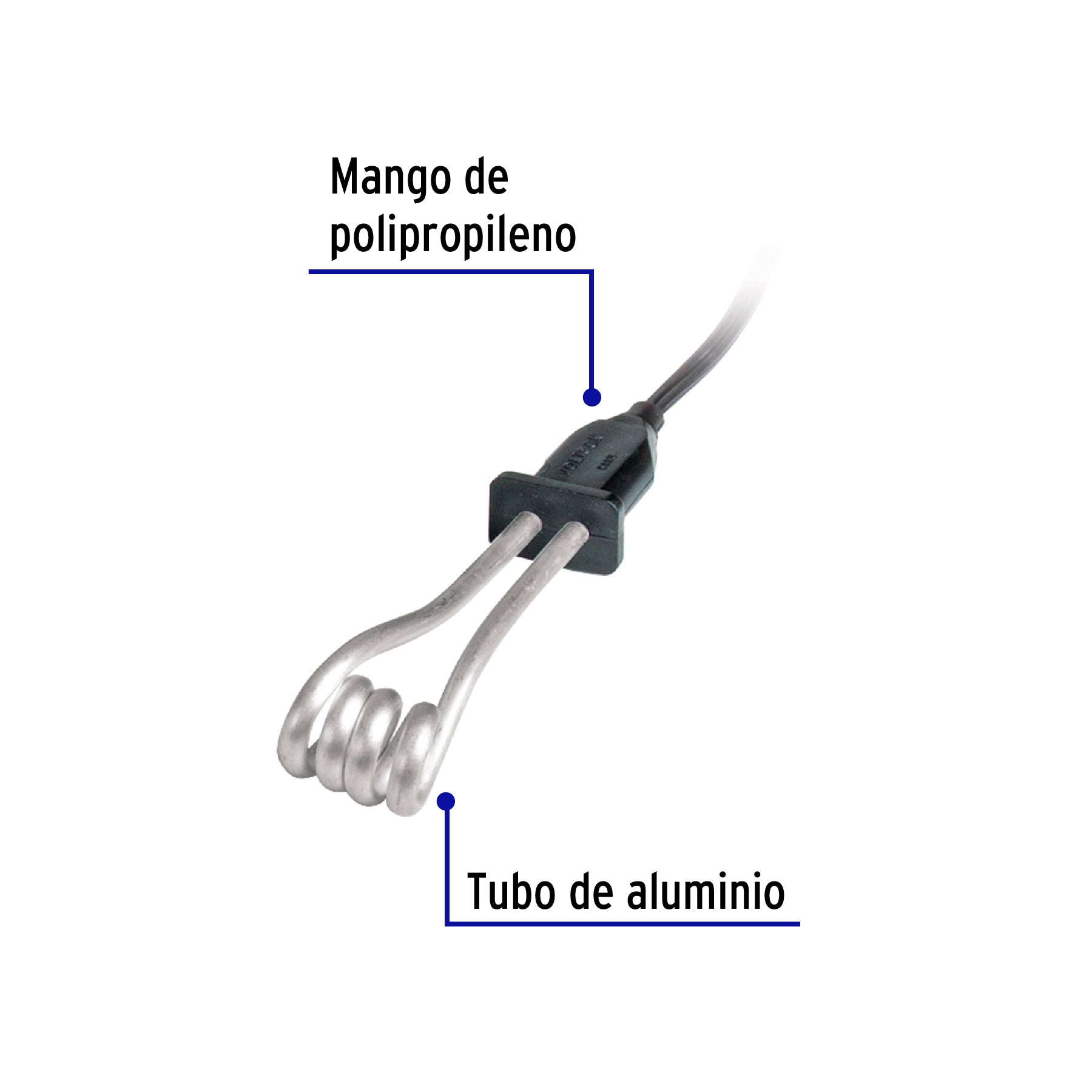 Calentador de inmersión para agua #1 (8 L), 400 W, VOLTECK
