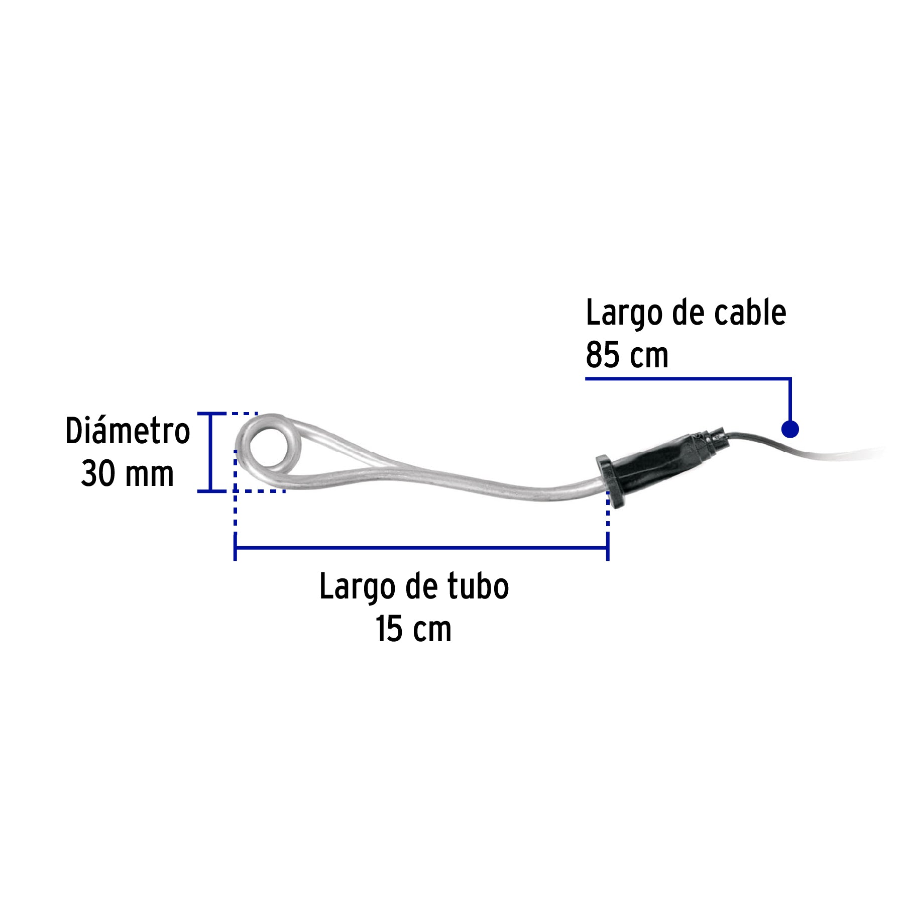 Calentador de inmersión para agua #3 (12 L), 600 W, VOLTECK