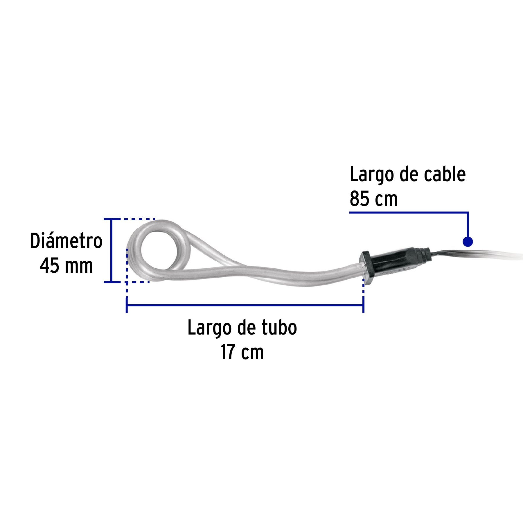 Calentador de inmersión para agua #4 (15 L), 750 W, VOLTECK