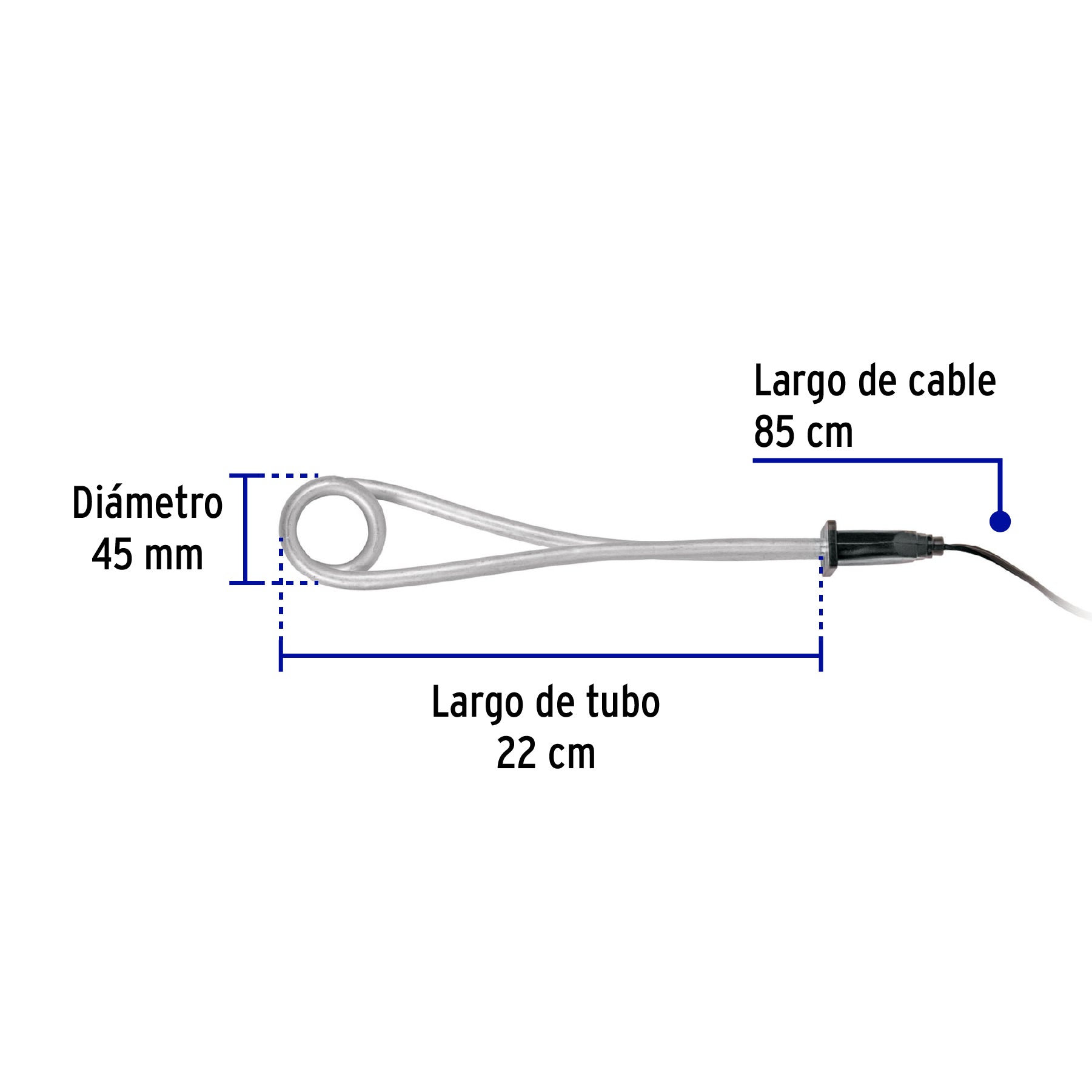 Calentador de inmersión para agua #5.5 (20L), 1000W, VOLTECK