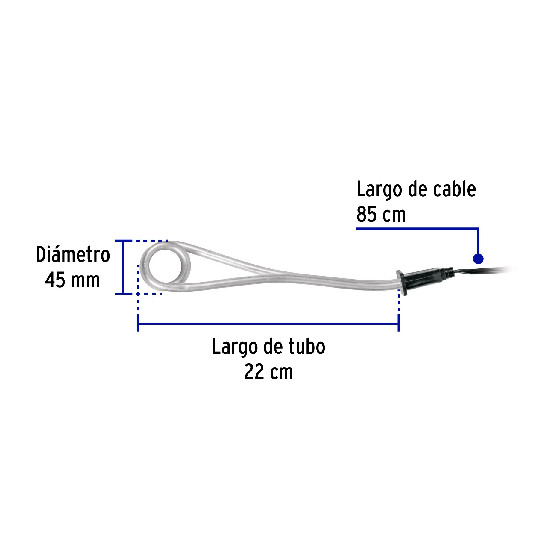 Calentador de inmersión para agua #5 (18 L), 900 W, VOLTECK