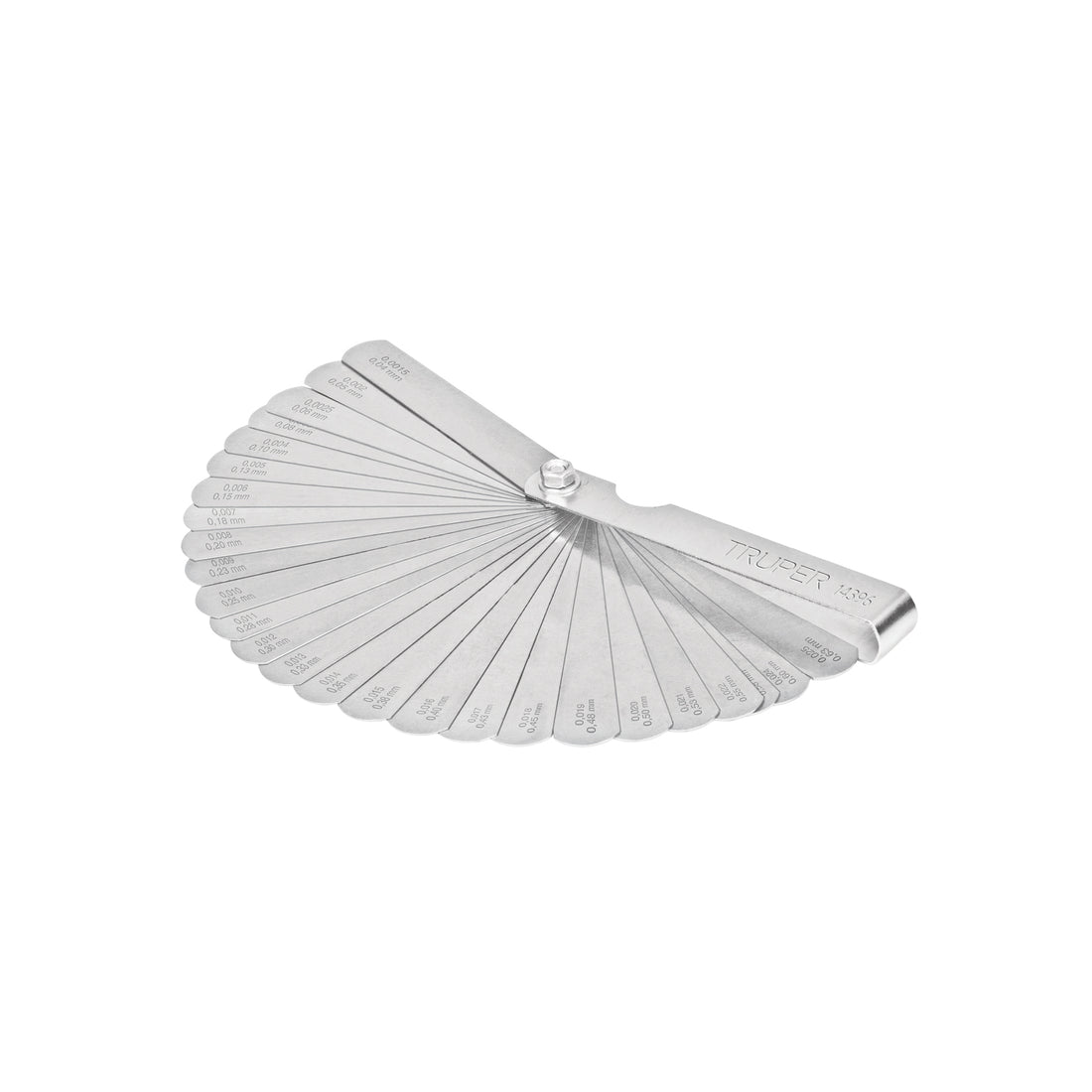Calibrador de 26 hojas std / mm, TRUPER