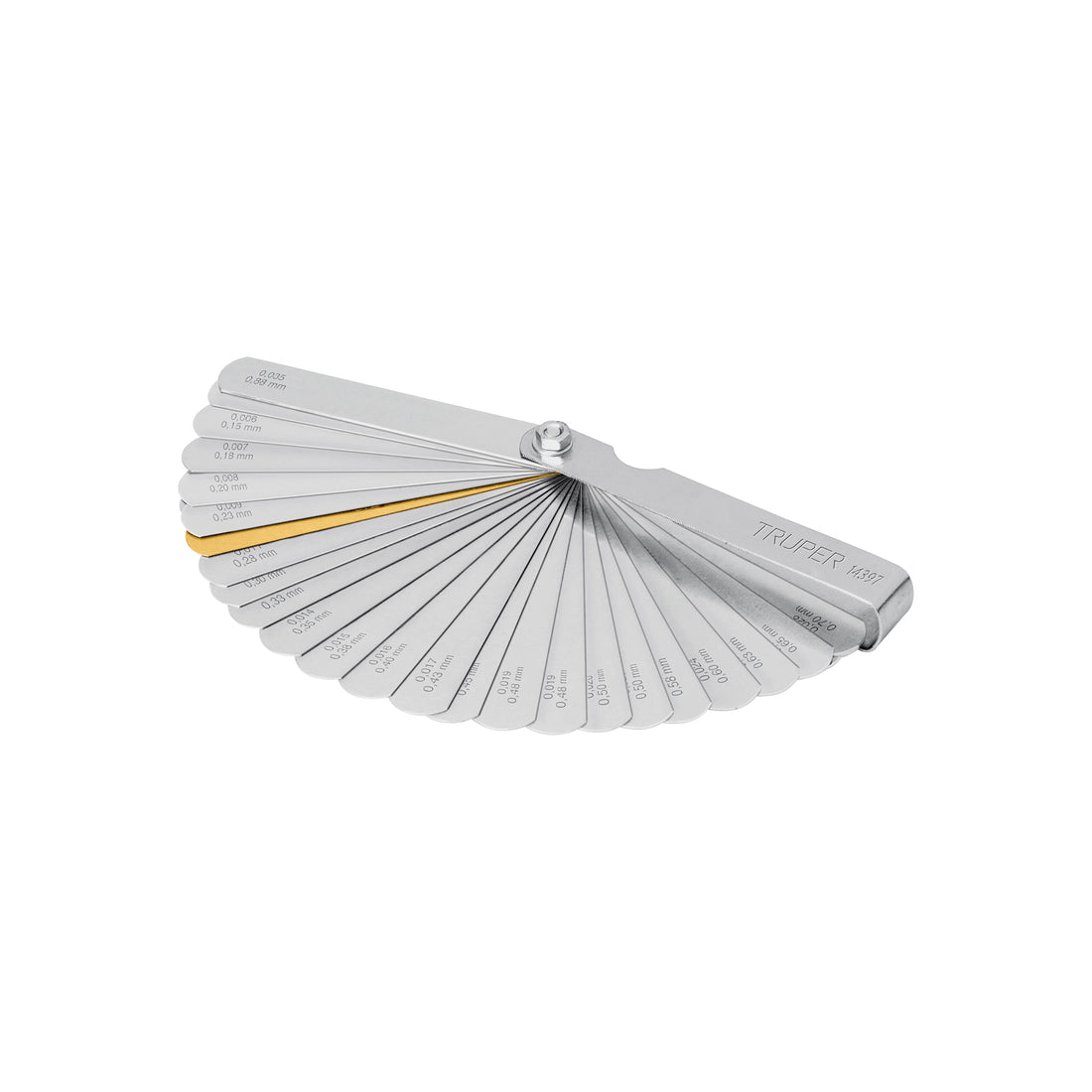 Calibrador de 32 hojas std / mm, TRUPER