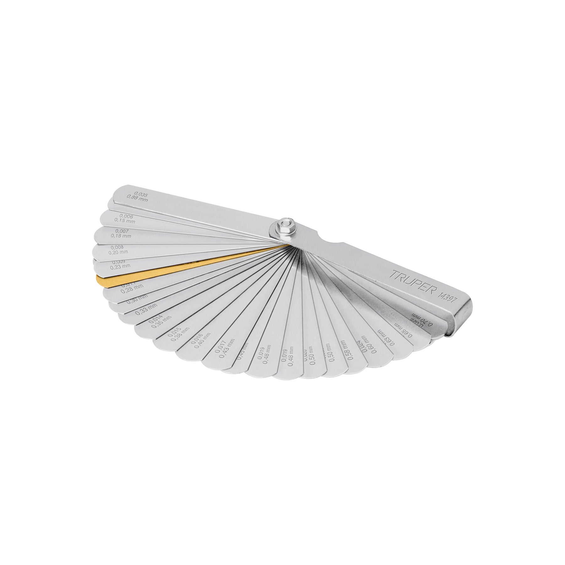 Calibrador de 32 hojas std / mm, TRUPER