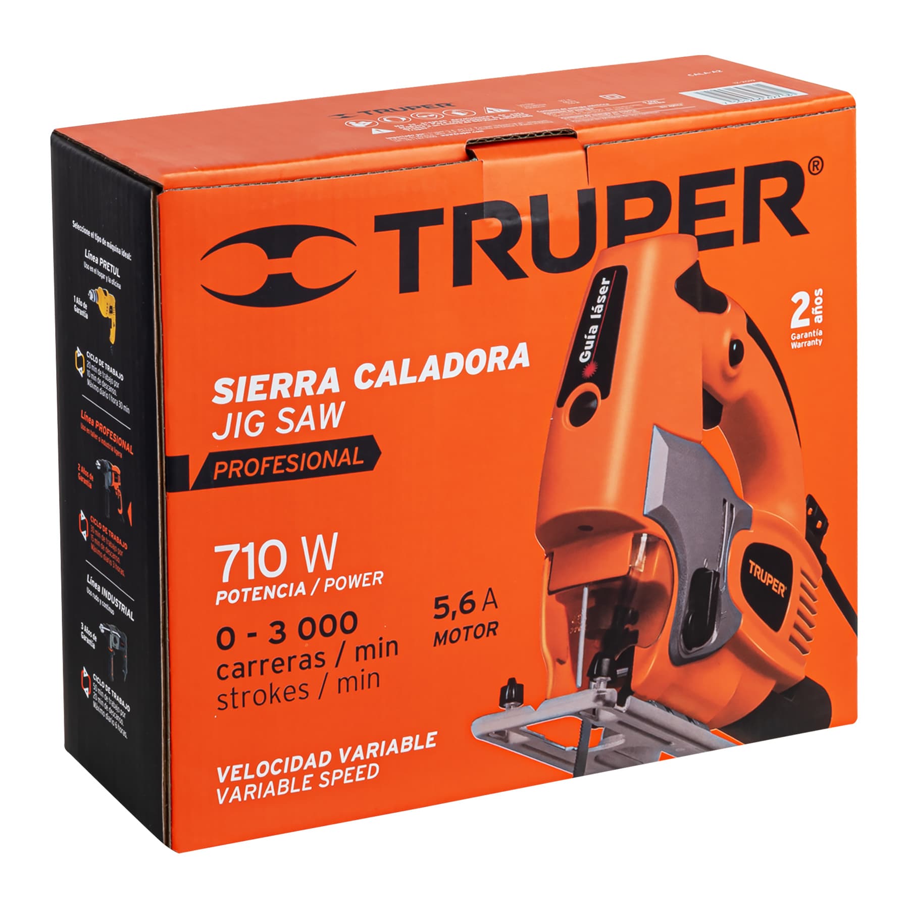 Sierra caladora, profesional, 710 W