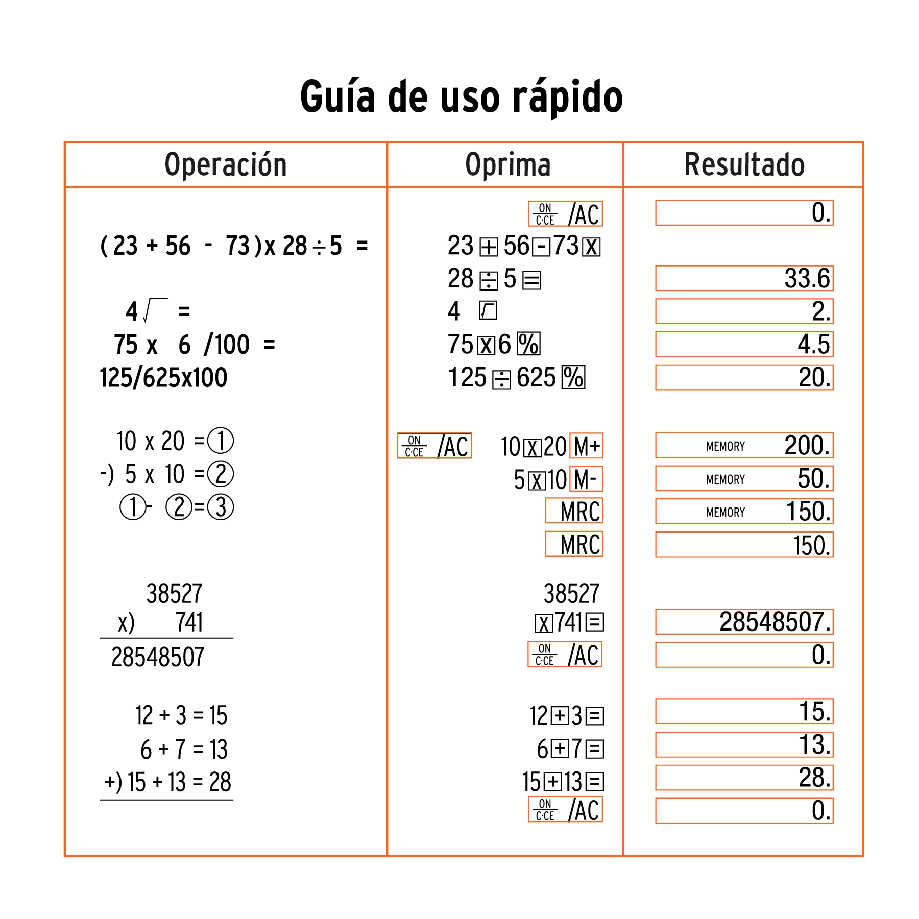 Calculadora de escritorio 19 cm, TRUPER