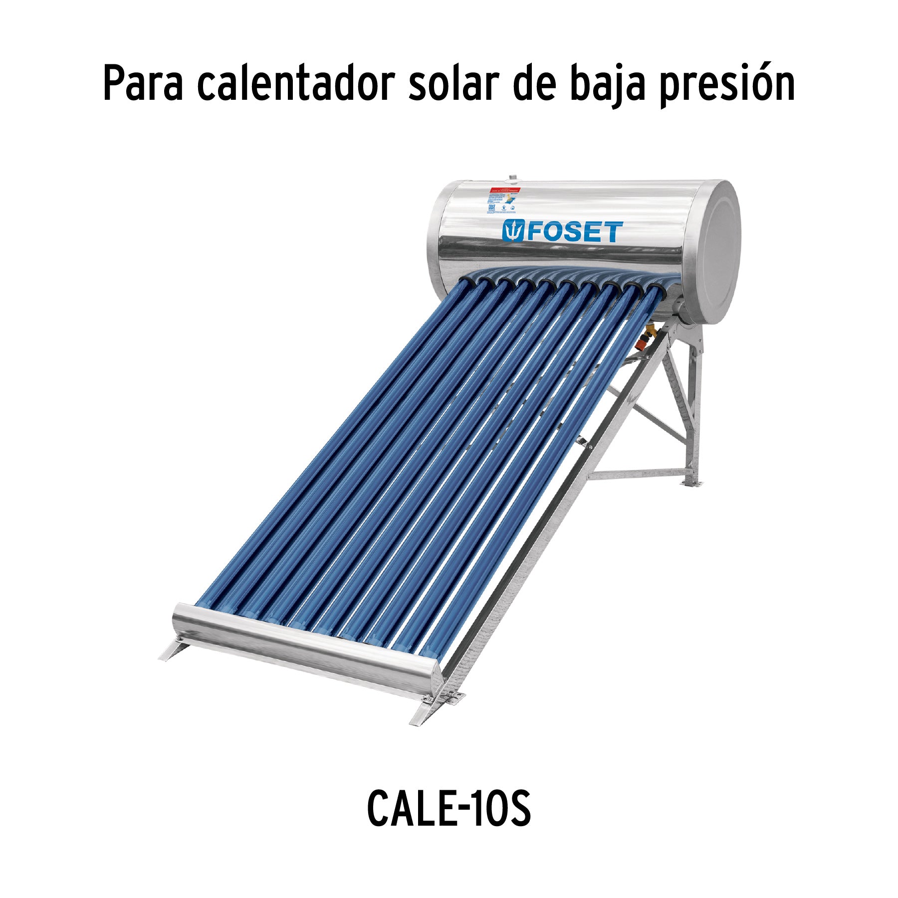 Caja c/10 tubos p/calentador solar CALE-10S, FOSET