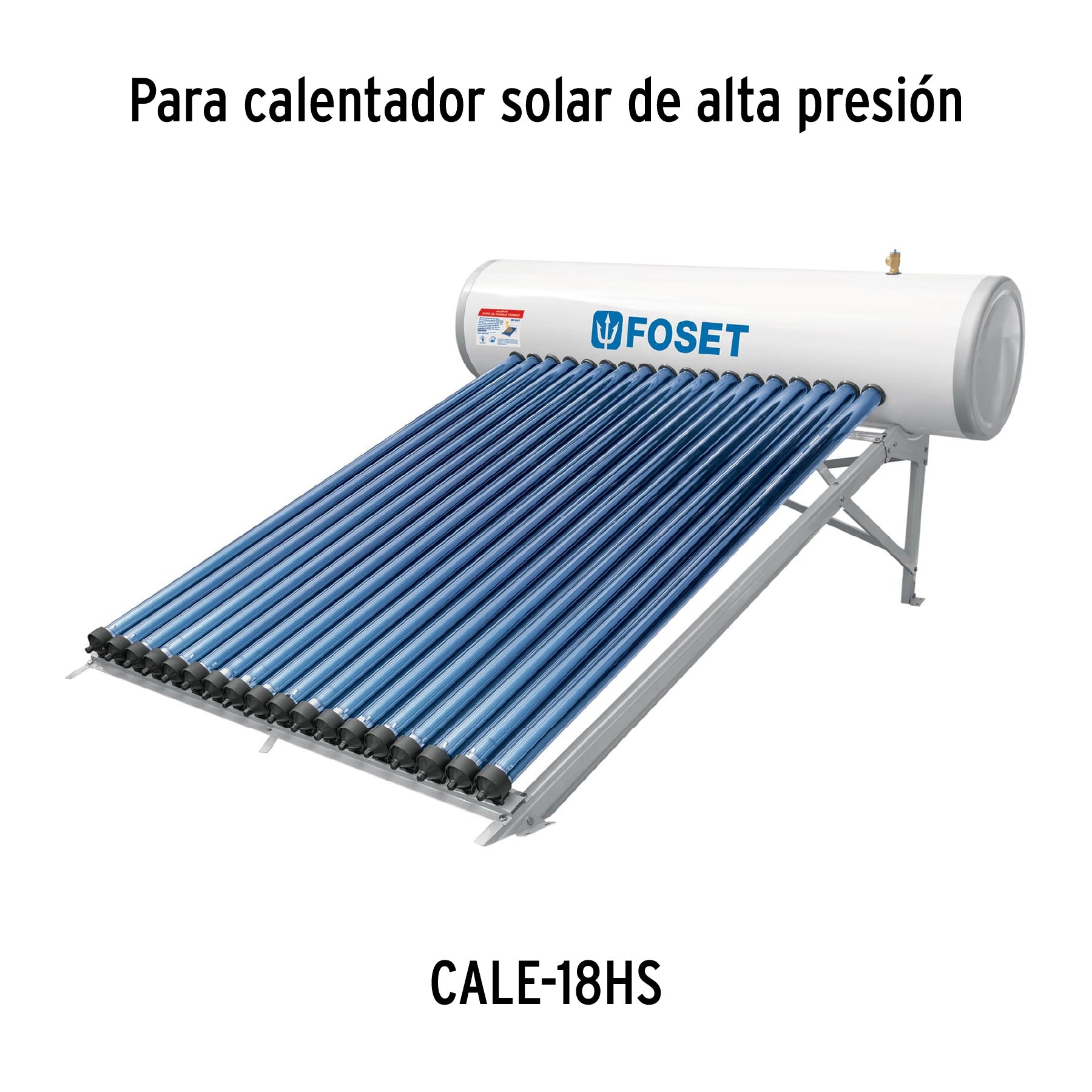 Termotanque p/calentador solar CALE-18HS, FOSET