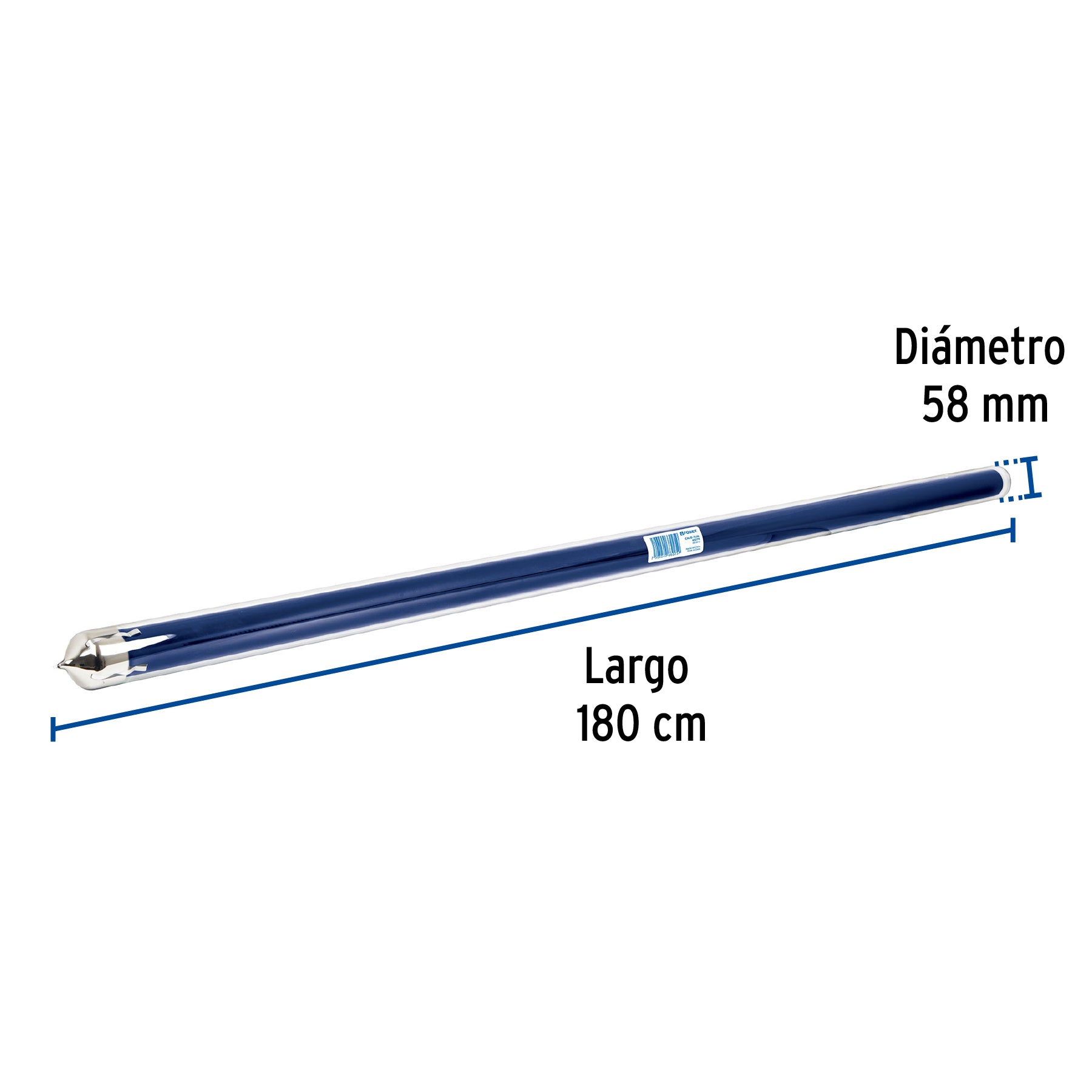 Caja c/10 tubos p/calentador solar CALE-20S, 1 de 2, FOSET