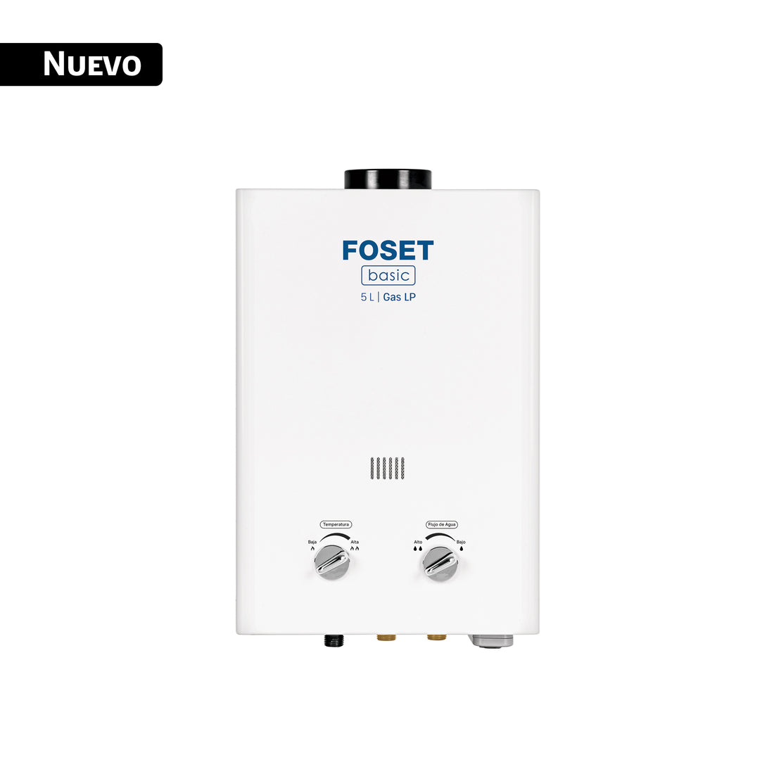 Calentador instantáneo, 5L, 1 servicio, gas LP, FOSET BASIC