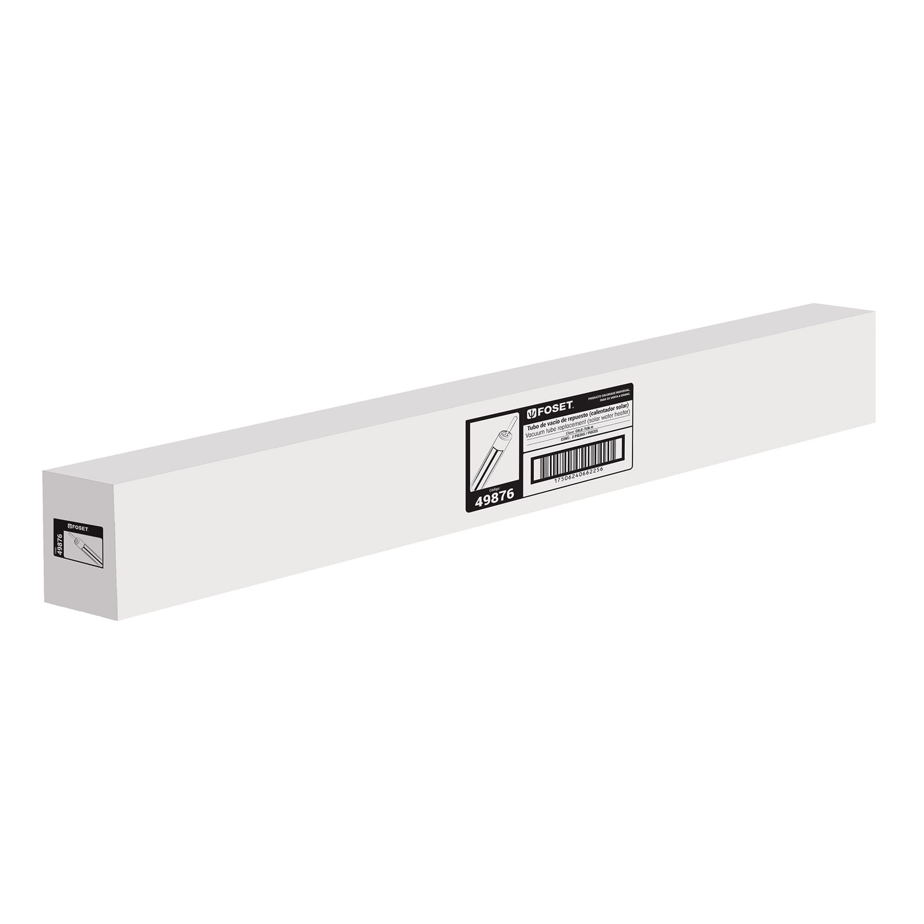 Tubo de repuesto para calentador solar heat pipe, FOSET