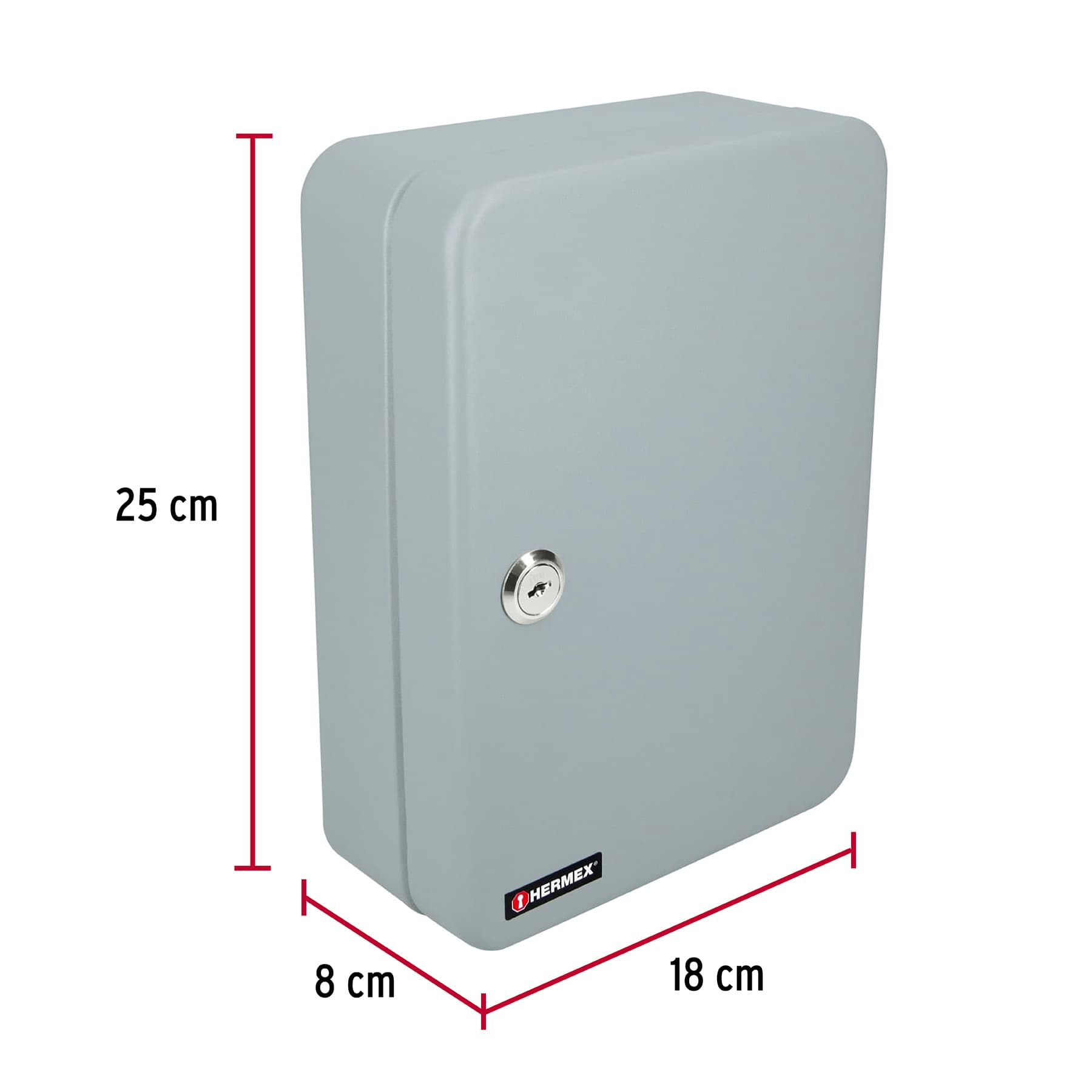Caja con 36 ganchos para llaves, HERMEX