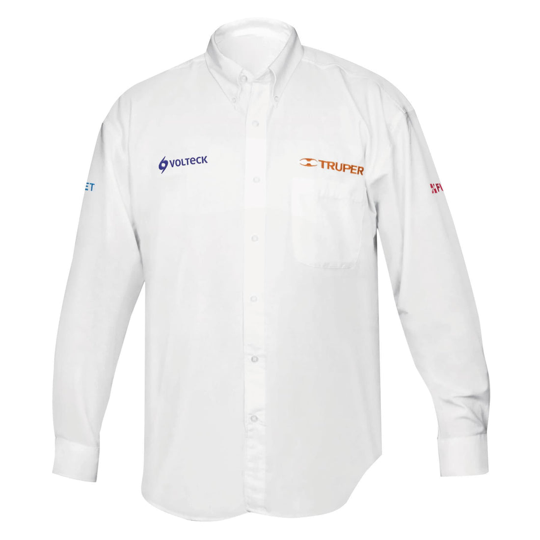 Camisa manga larga para hombre, blanca, EEEG, TRUPER