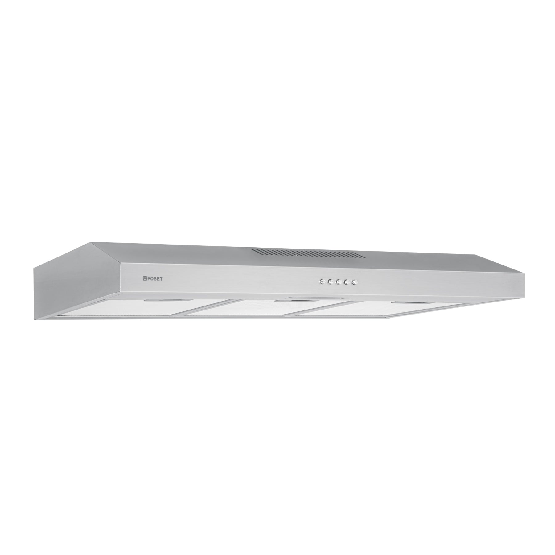 Campana extractora 80cm, empotrable, acero inoxidable, FOSET