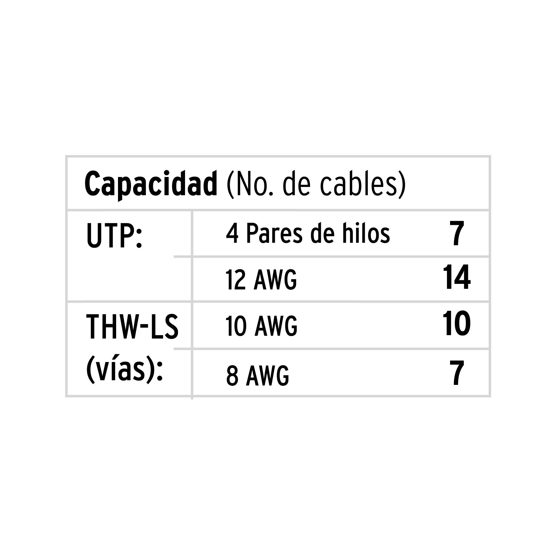 Canaleta de 1 vía 17 x 35 mm, VOLTECK