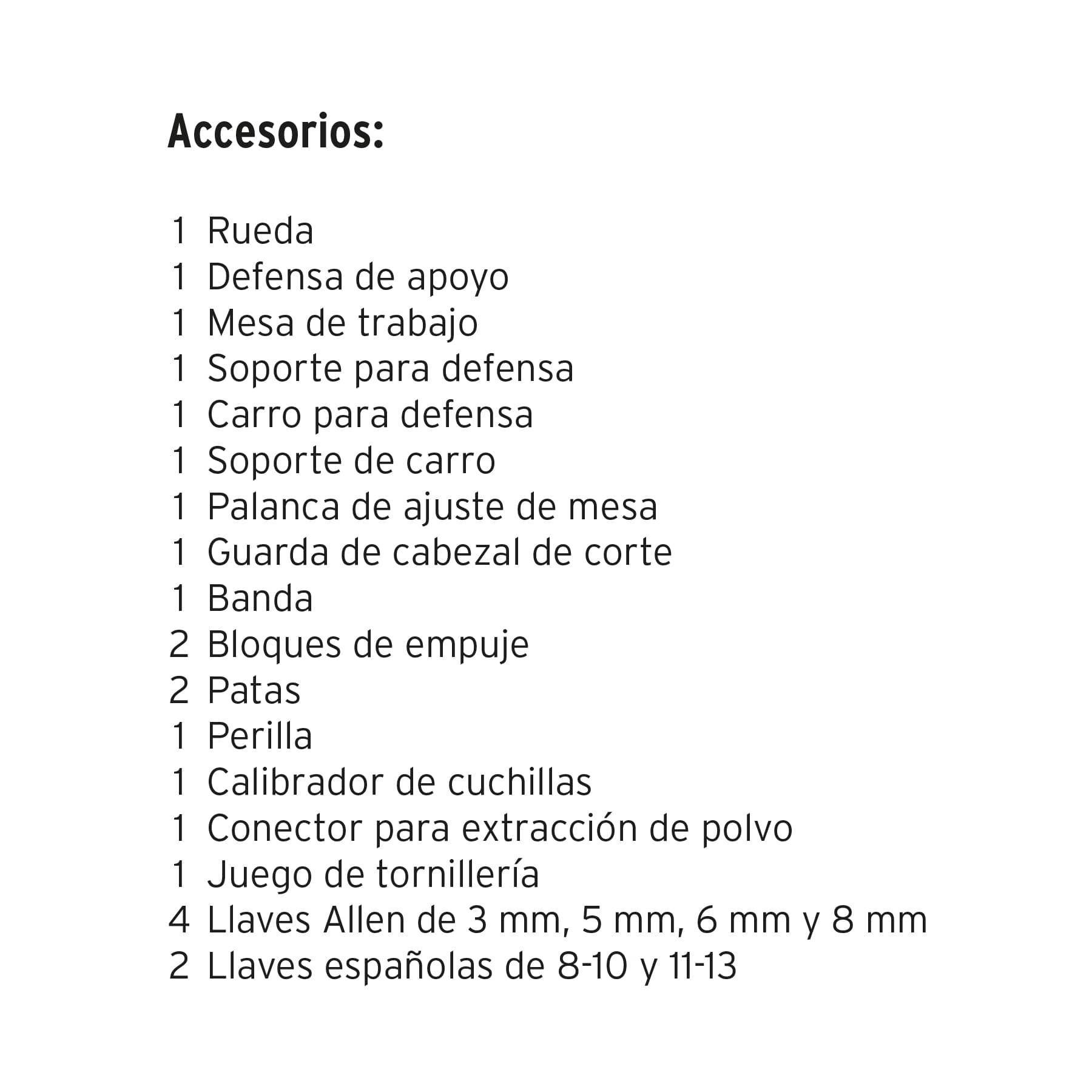 Canteadora de 6", 1 HP