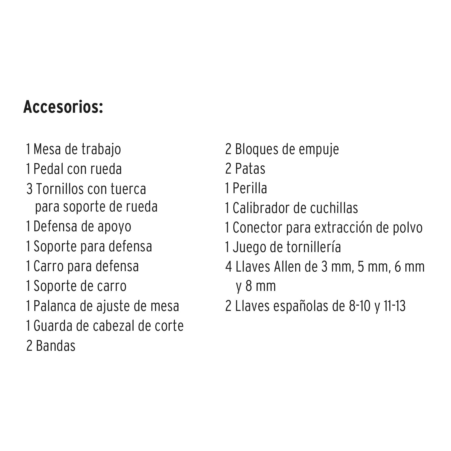 Canteadora de 8", 2 HP