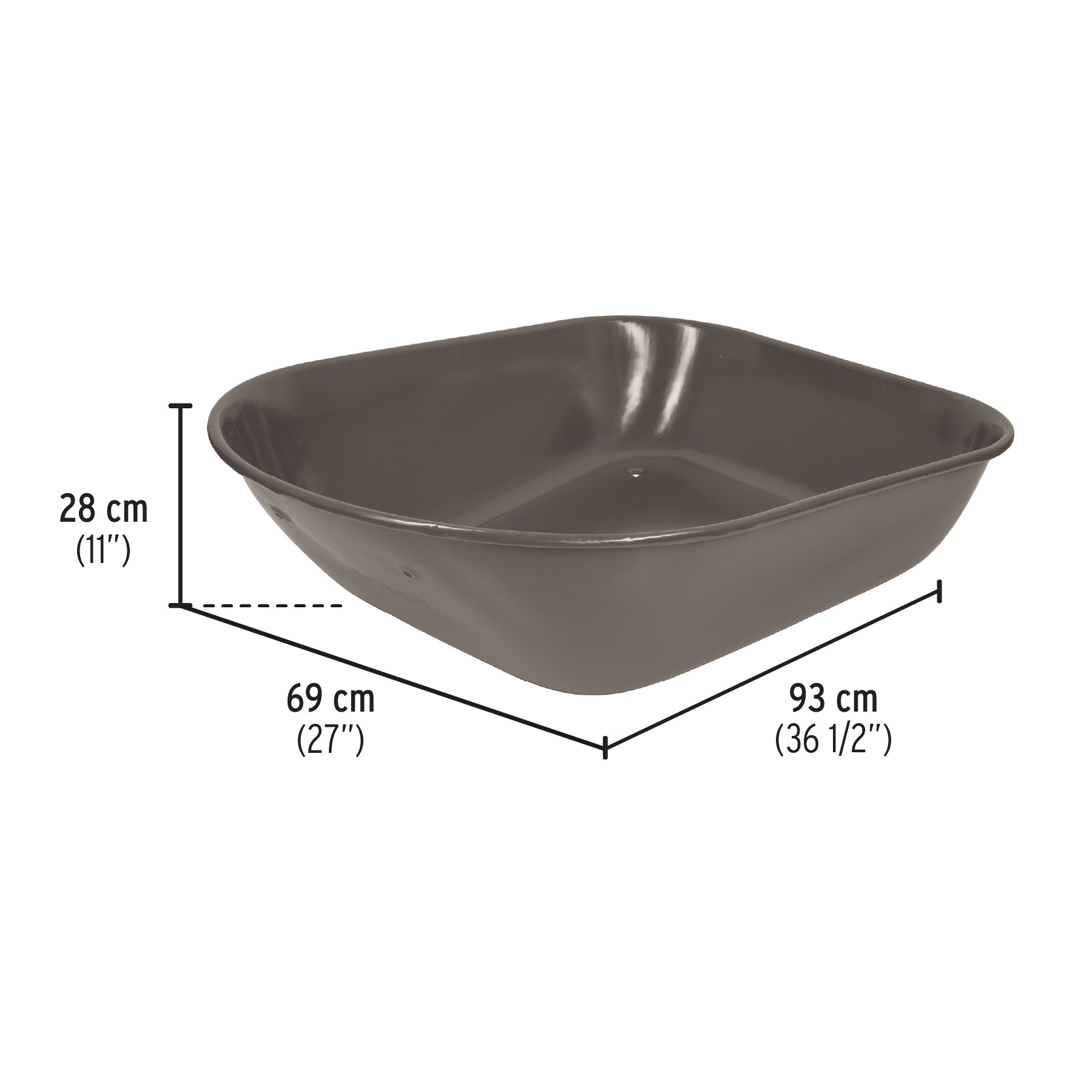 Carretilla 5.5ft3 gris, neumática, bastidores madera, PRETUL