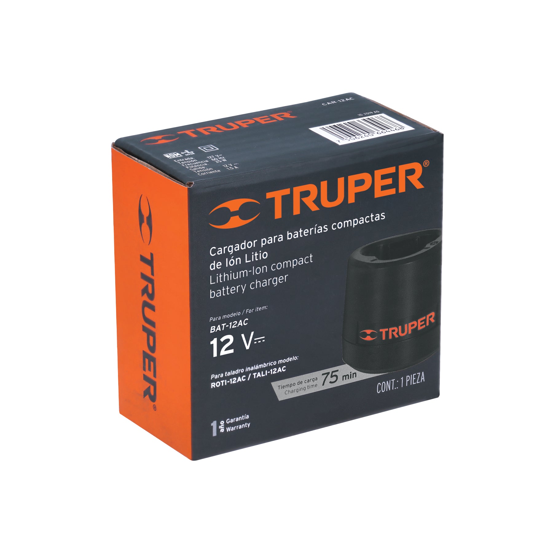 Cargador de baterías 12V, para ROTI-12AC y TALI-12AC