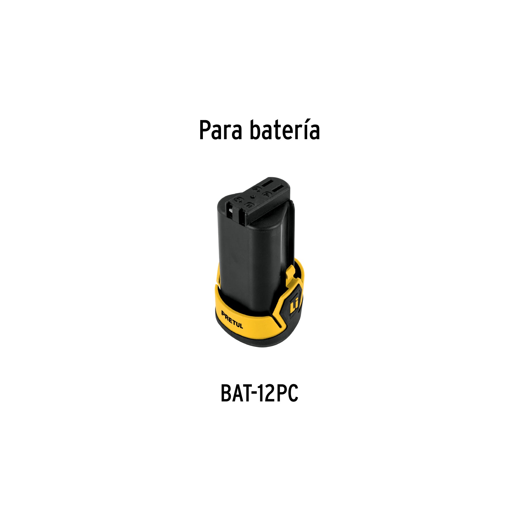 Cargador baterías de ion litio 12V, para TALI-12PC, PRETUL