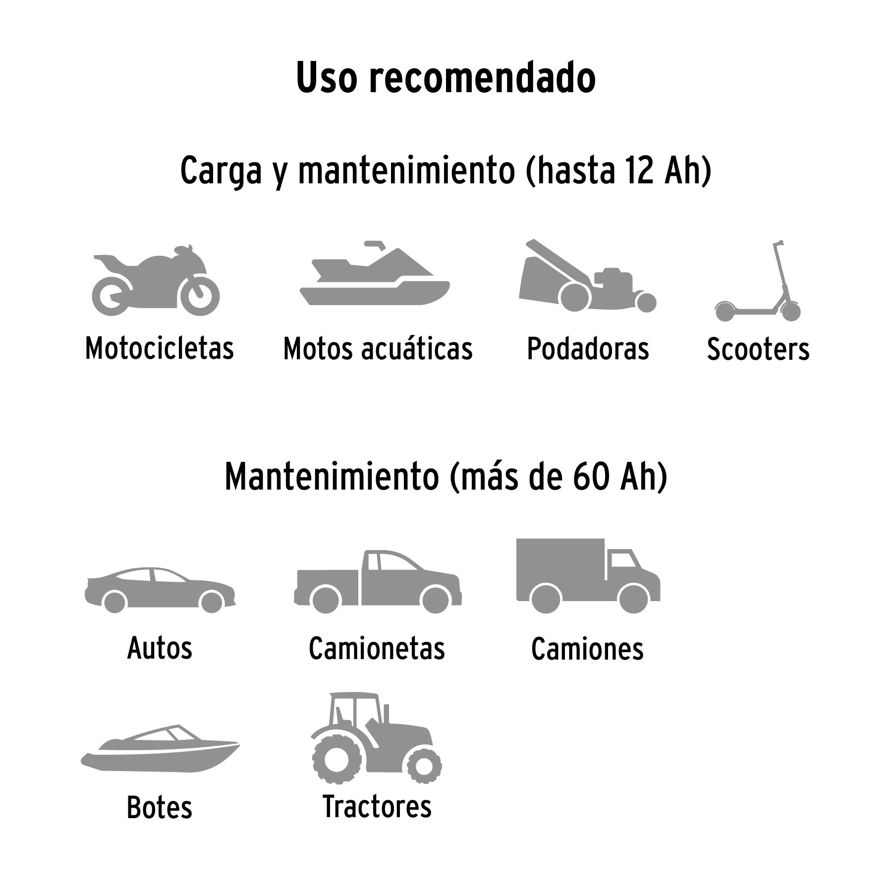 Cargador / mantenedor de 4 A para baterías de 6V/12V, TRUPER
