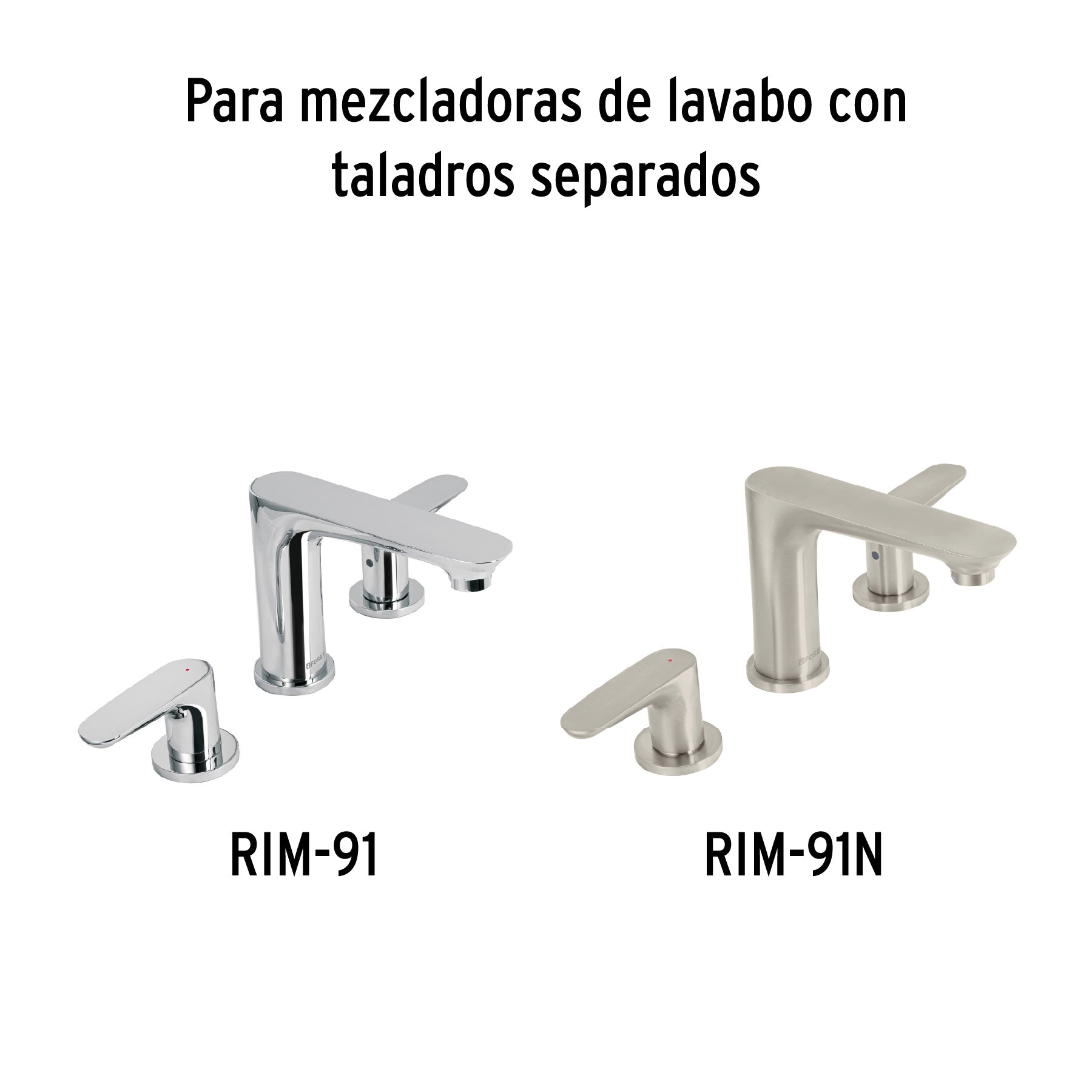 Juego de 2 cartuchos cerámicos de latón, FOSET RIVIERA
