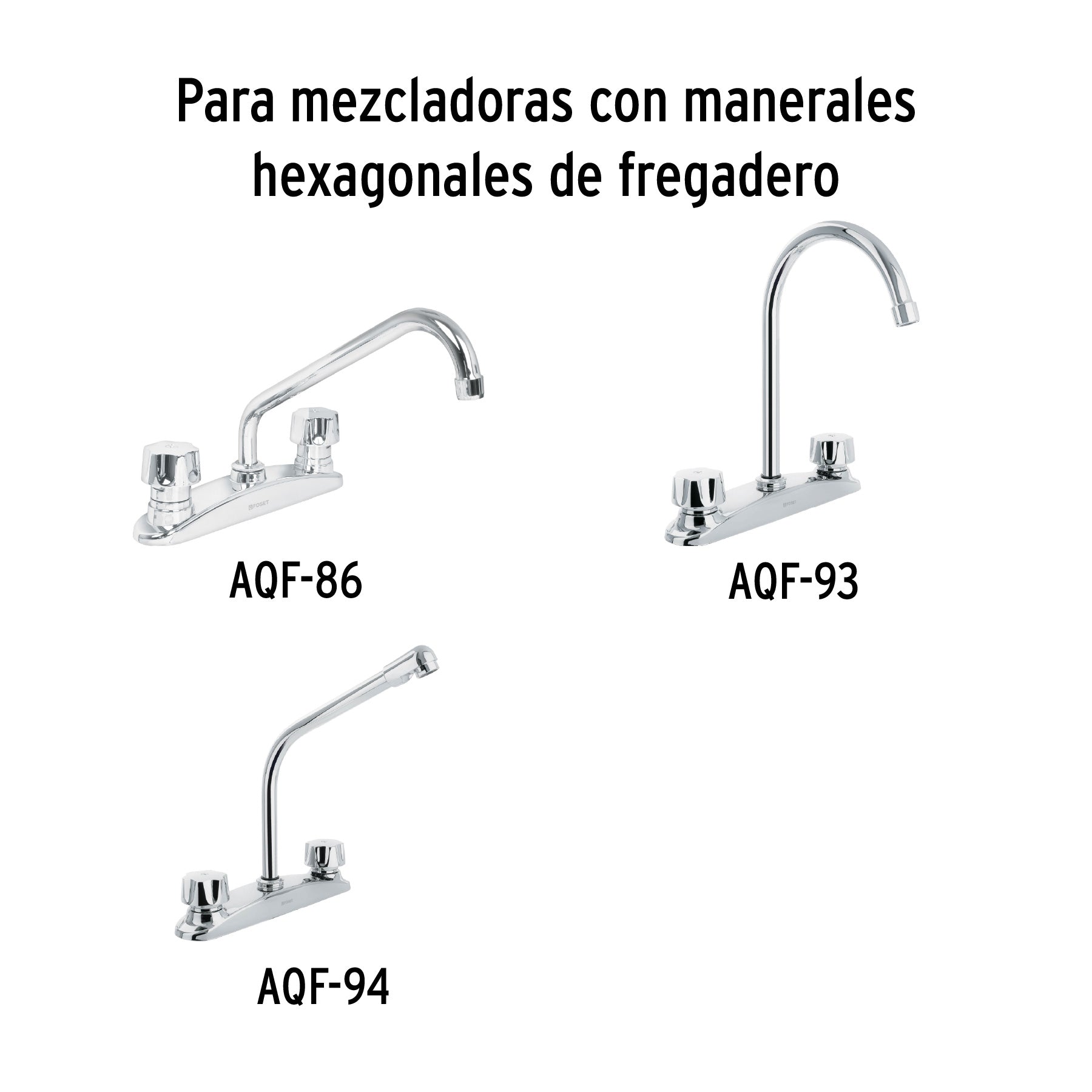 Bolsa con 2 cartuchos cerámicos para mezcladora AQF-86 FOSET