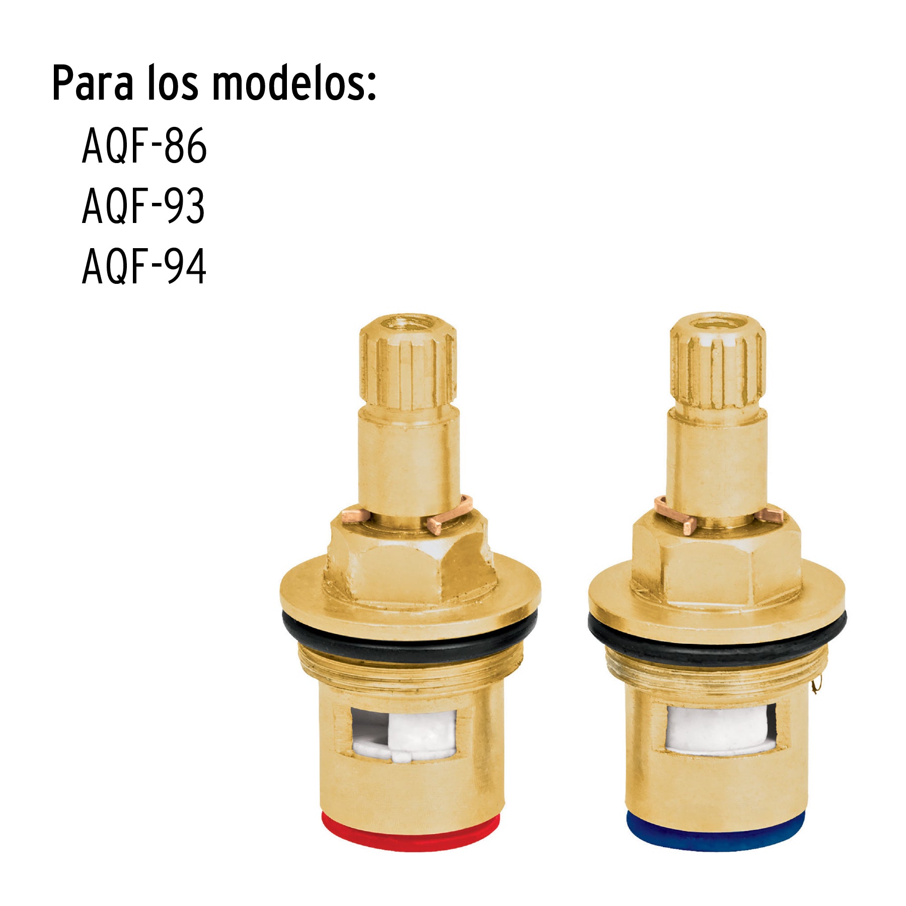 Bolsa con 2 cartuchos cerámicos para mezcladora AQF-86 FOSET
