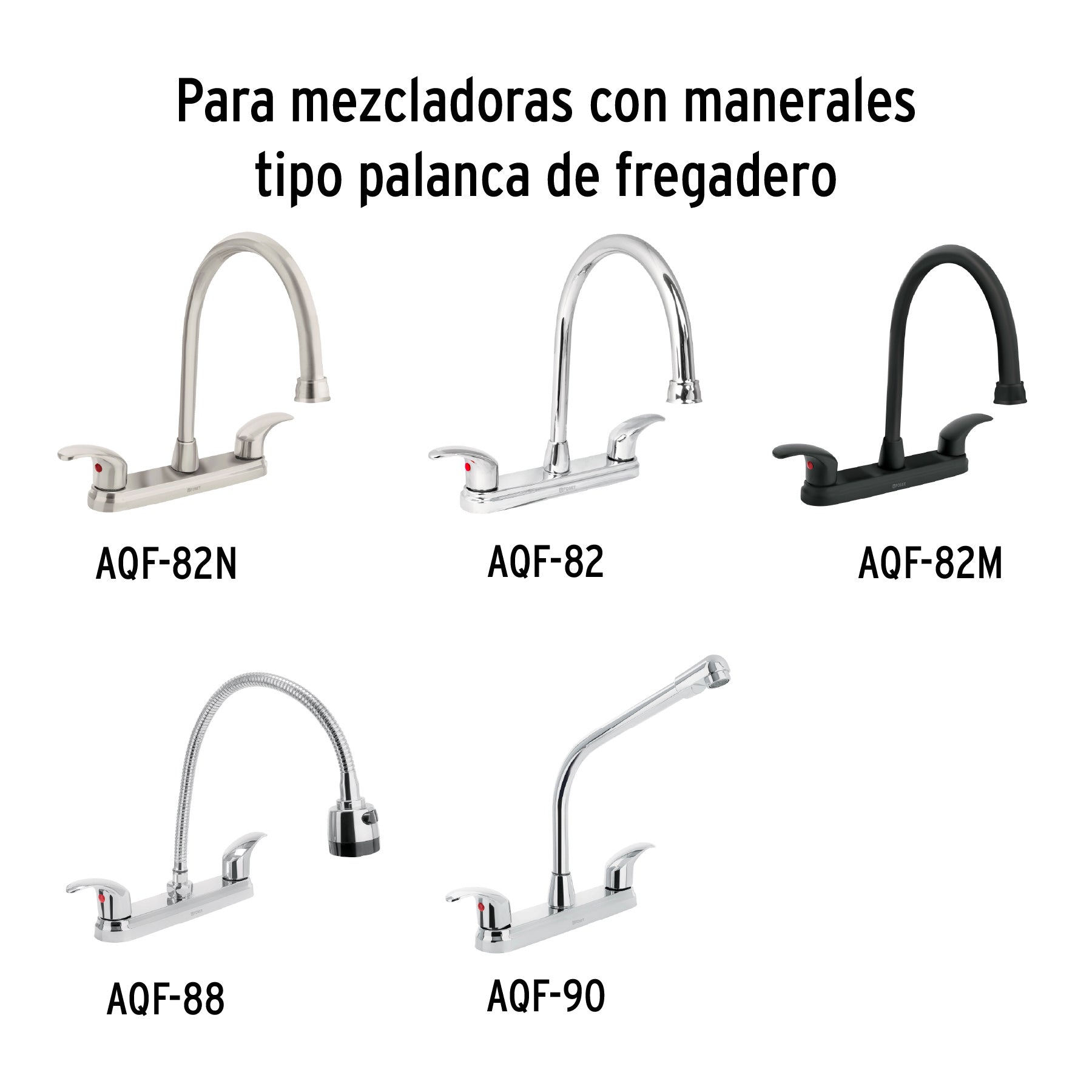 Bolsa con 2 cartuchos cerámicos p/mezcladoras, FOSET