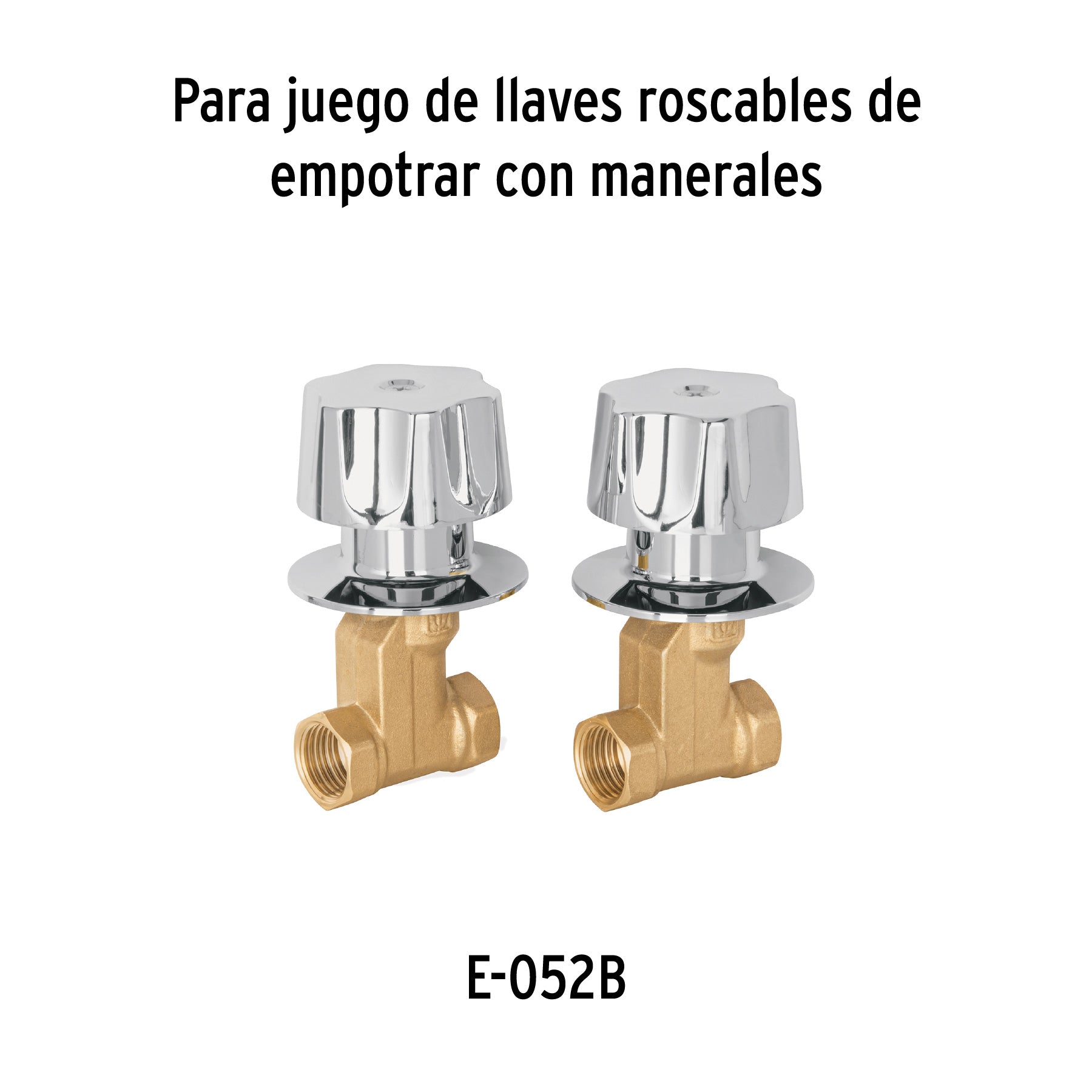 Juego 2 cartuchos cerámicos para llaves de empotrar, FOSET