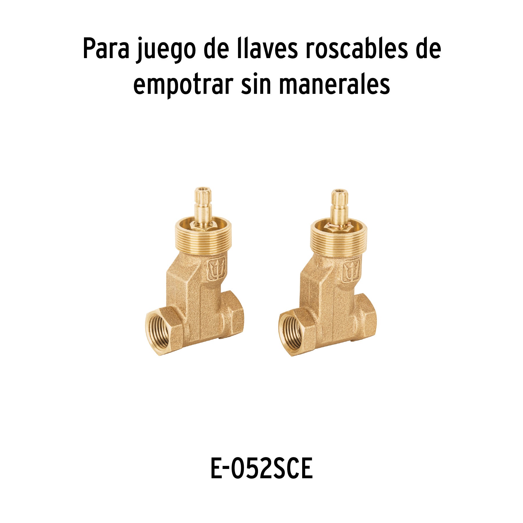 Juego 2 cartuchos cerámicos para llaves de empotrar, FOSET