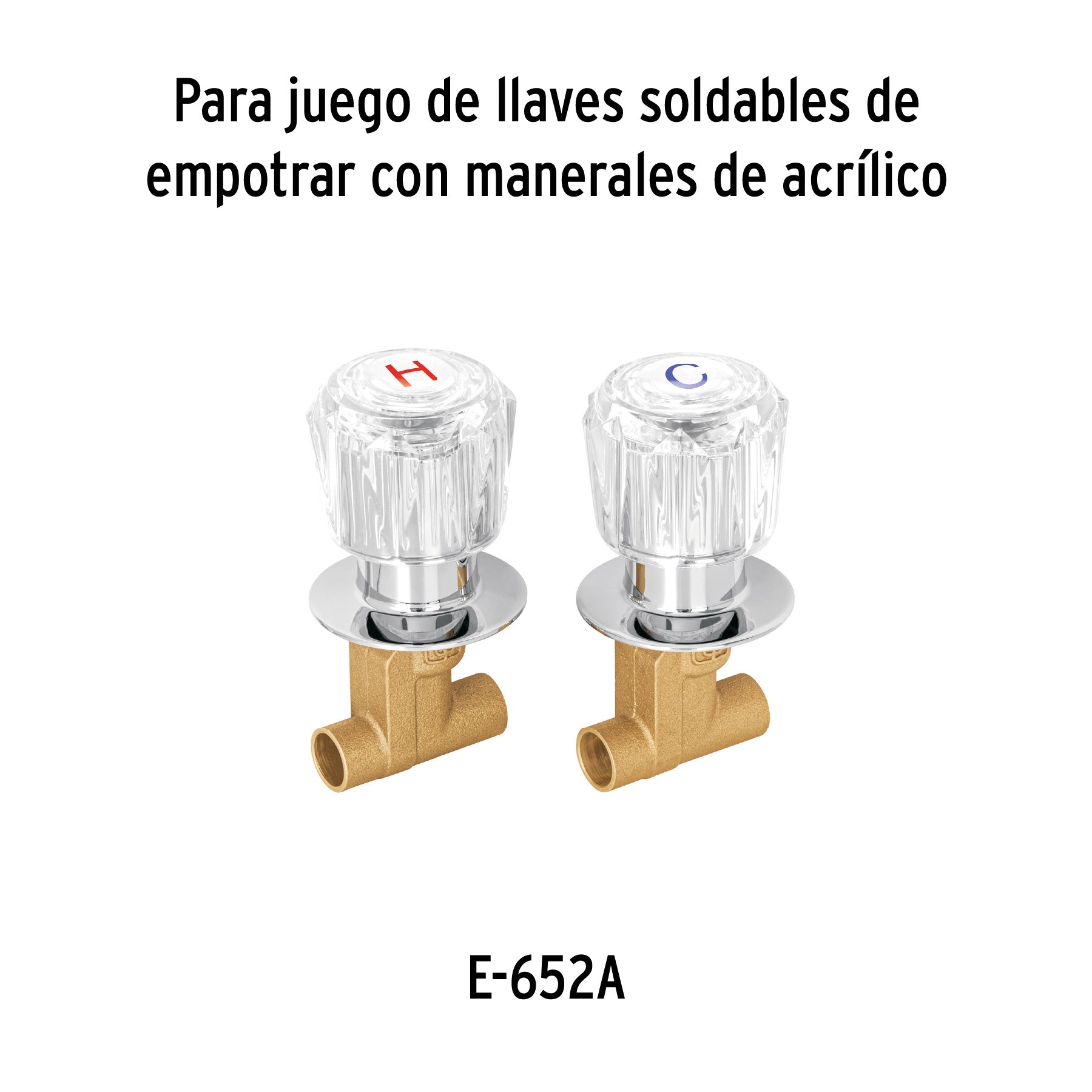 Cartucho de compresión para llaves de empotrar, FOSET