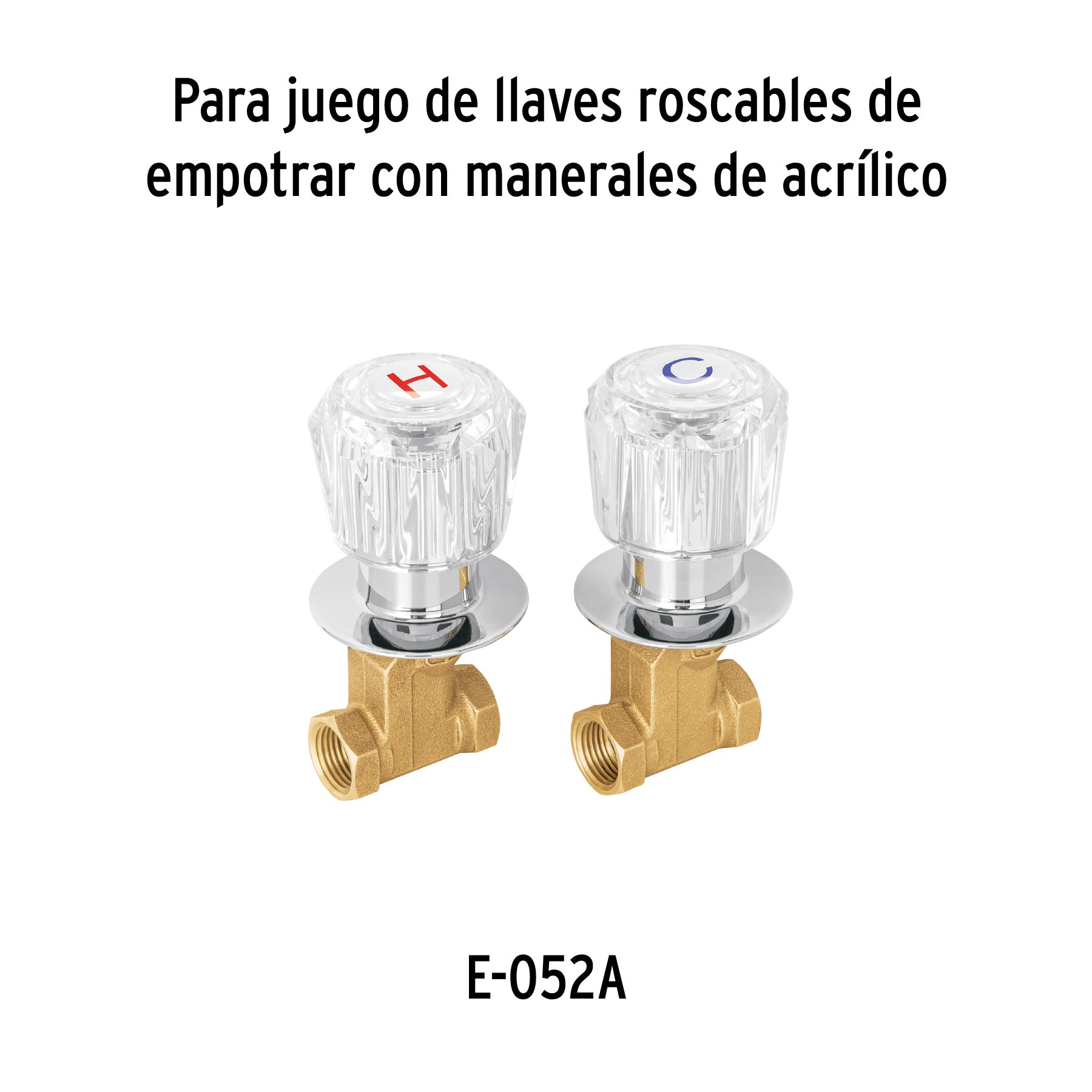 Cartucho de compresión para llaves de empotrar, FOSET