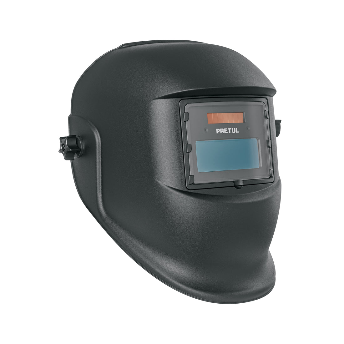 Careta electrónica para soldar sombra 9-13, negra, PRETUL