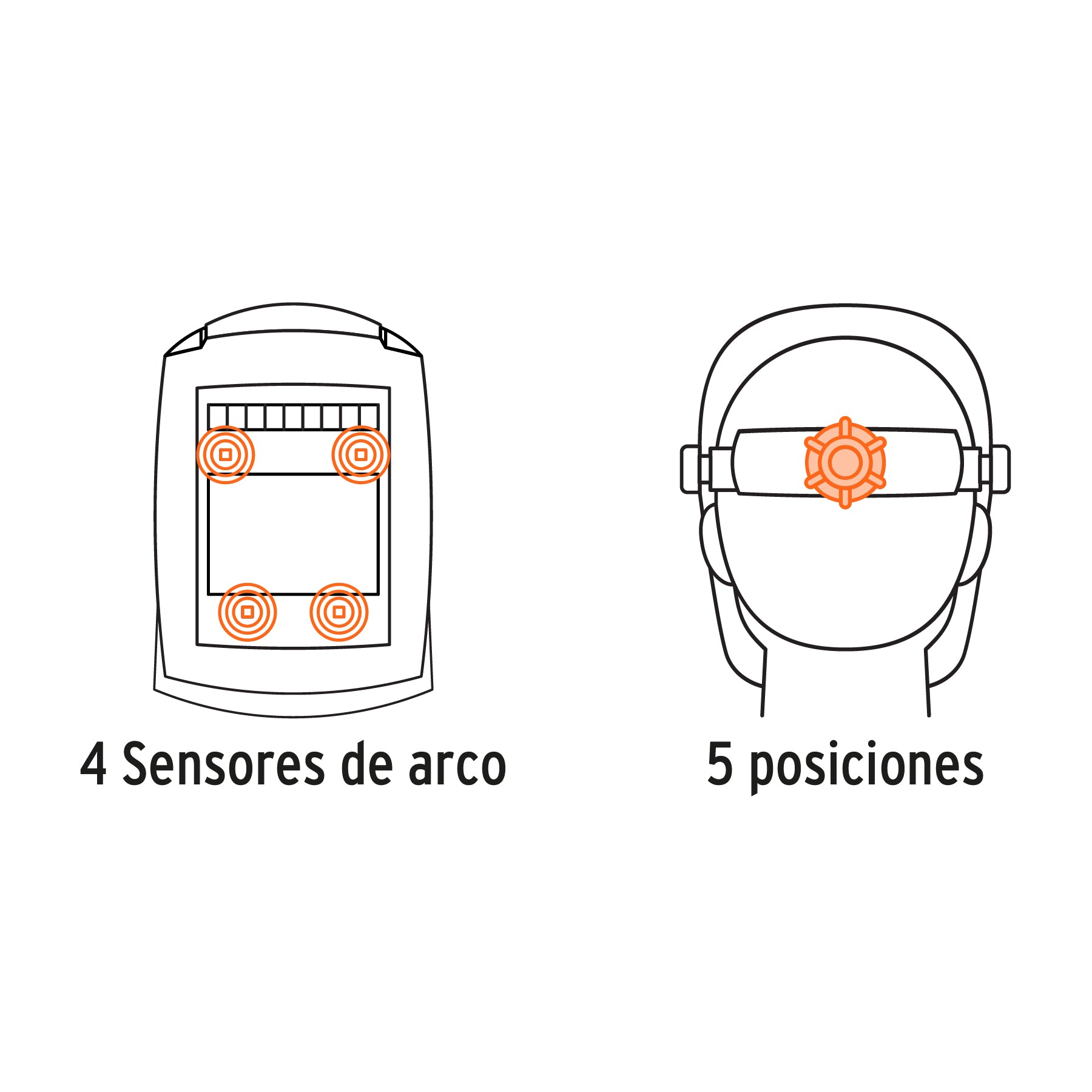 Careta electrónica para soldar, 9-13, panel digital, TRUPER