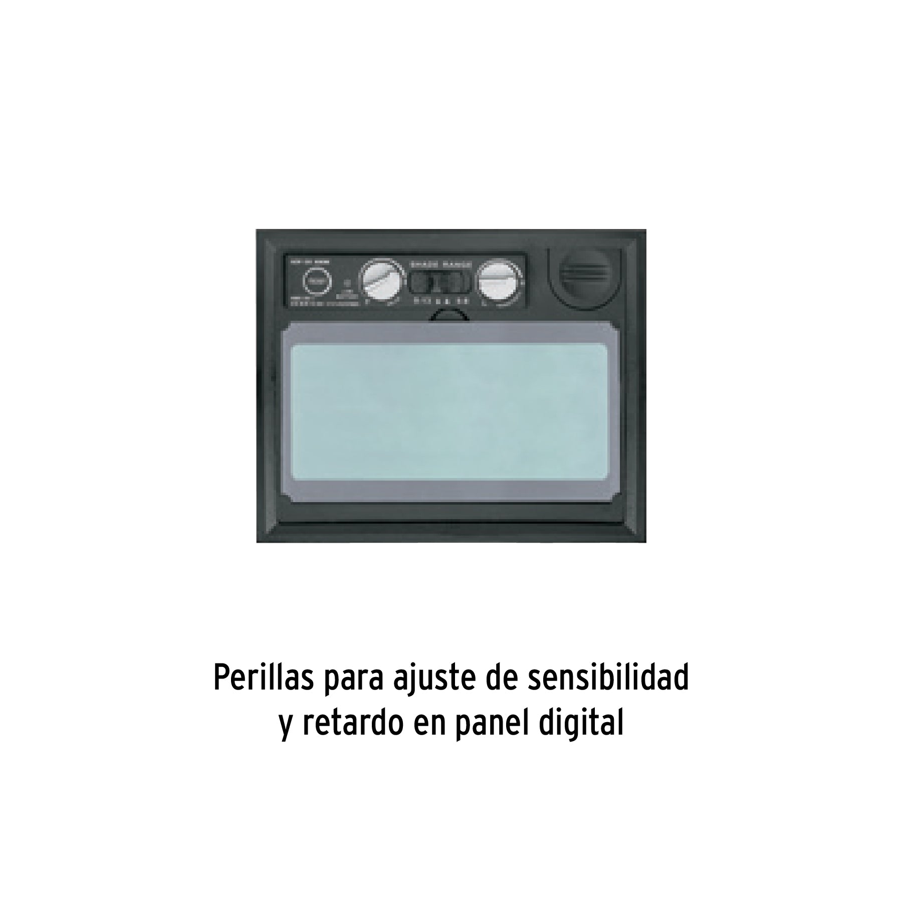 Careta electrónica para soldar sombra 9-13, calavera, TRUPER