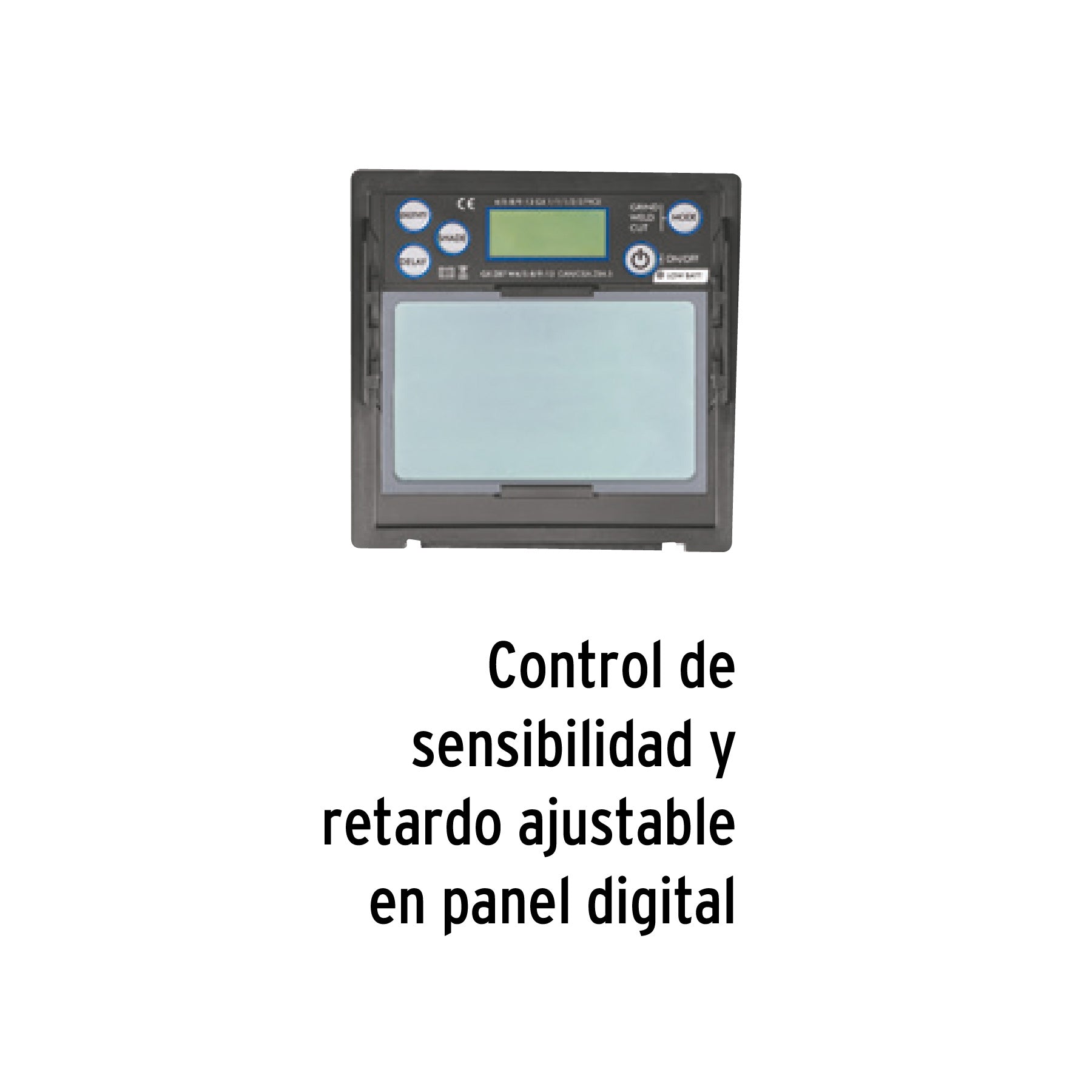 Careta electrónica para soldar, 9-13, panel digital, EXPERT