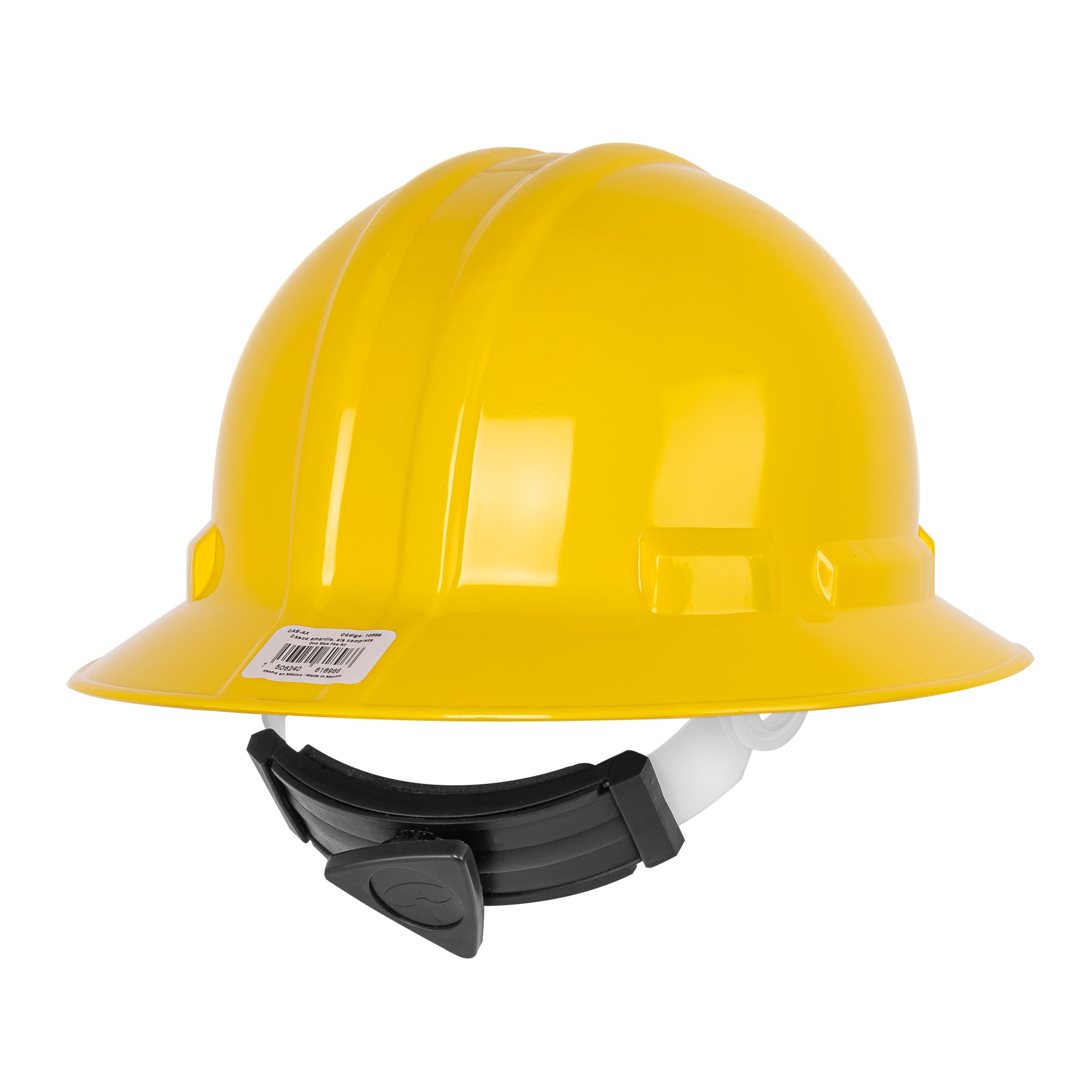 Casco de seguridad ala ancha, amarillo, TRUPER